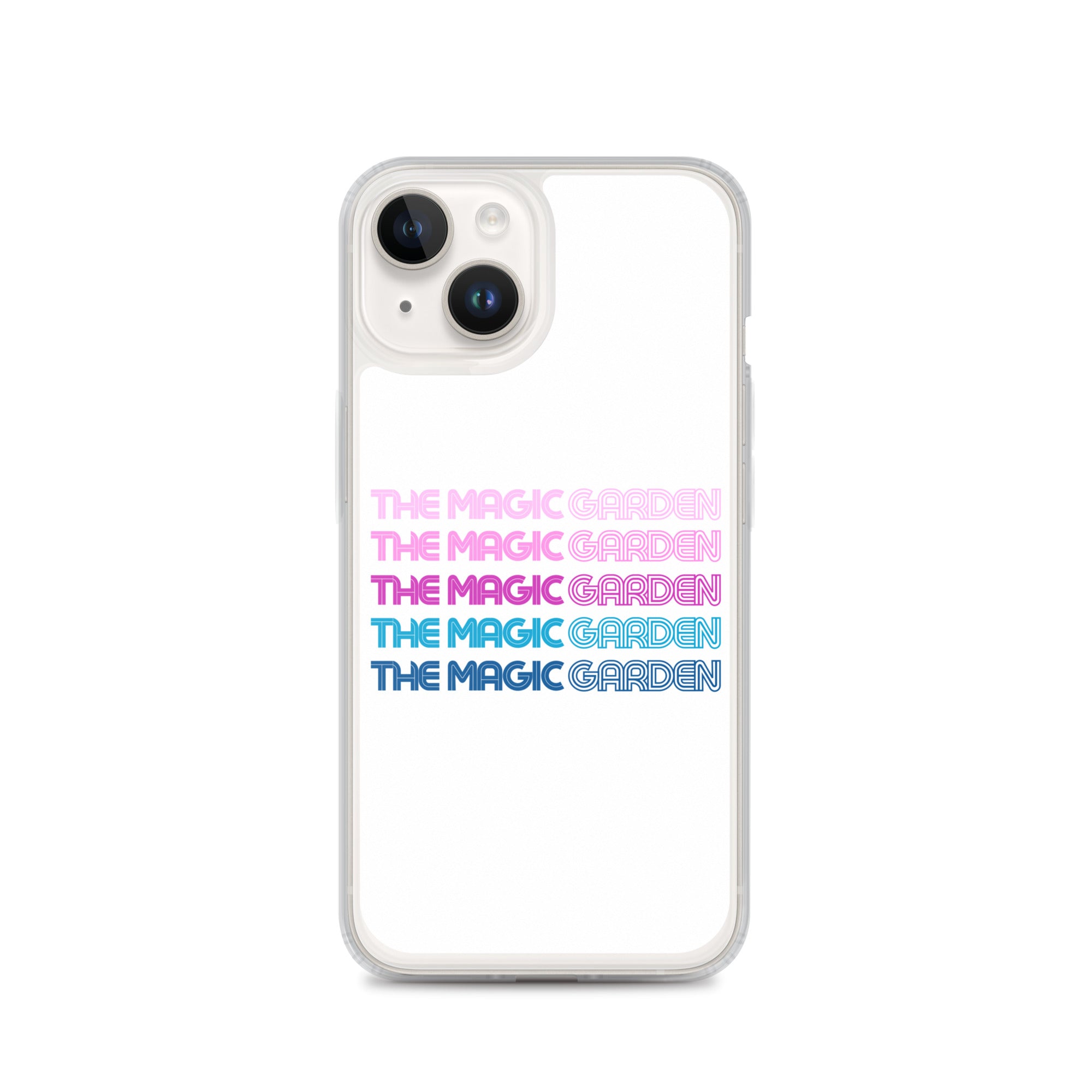 TMG 70s Purple Rainbow iPhone Cover, White