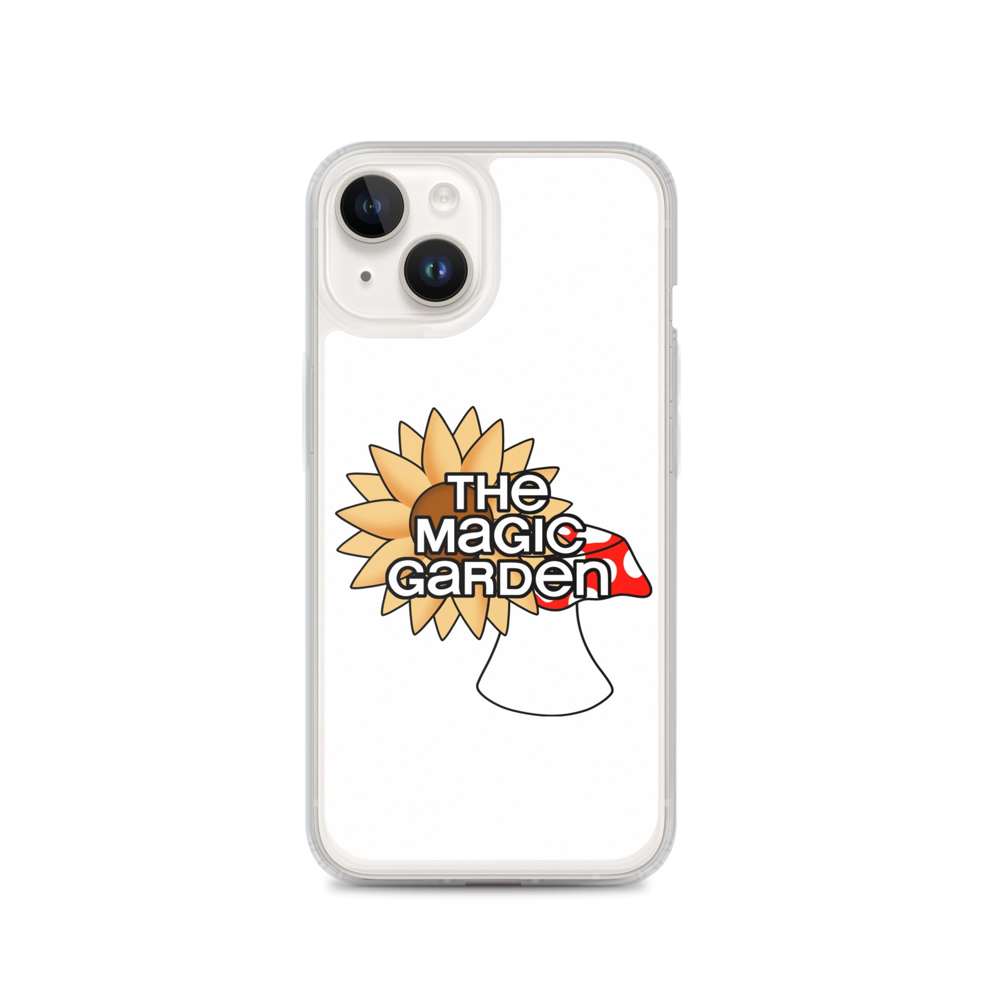 TMG Sunflower & Mushroom iPhone Cover, White