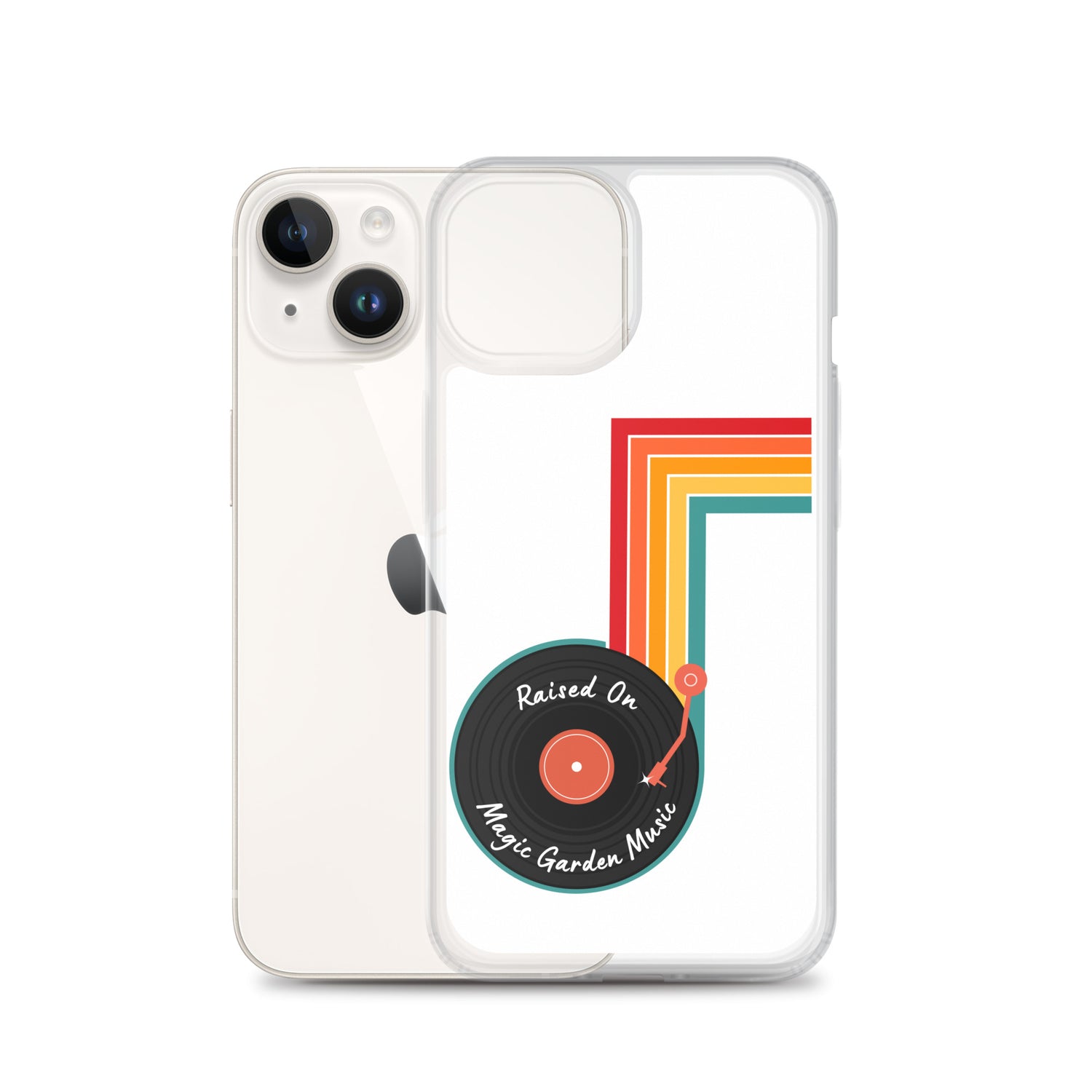 Raised On MG Music iPhone Cover, White