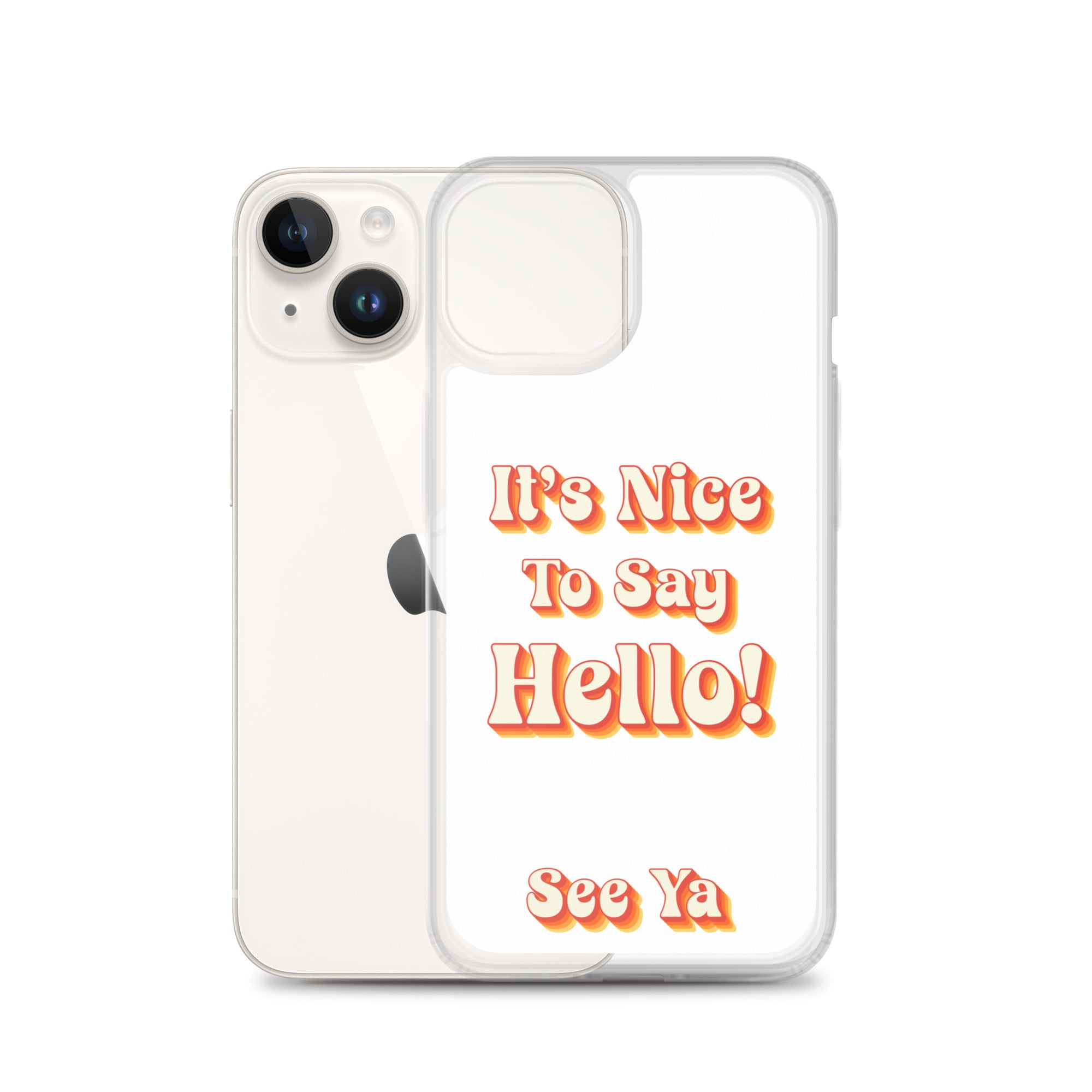 Hello & See Ya iPhone Cover