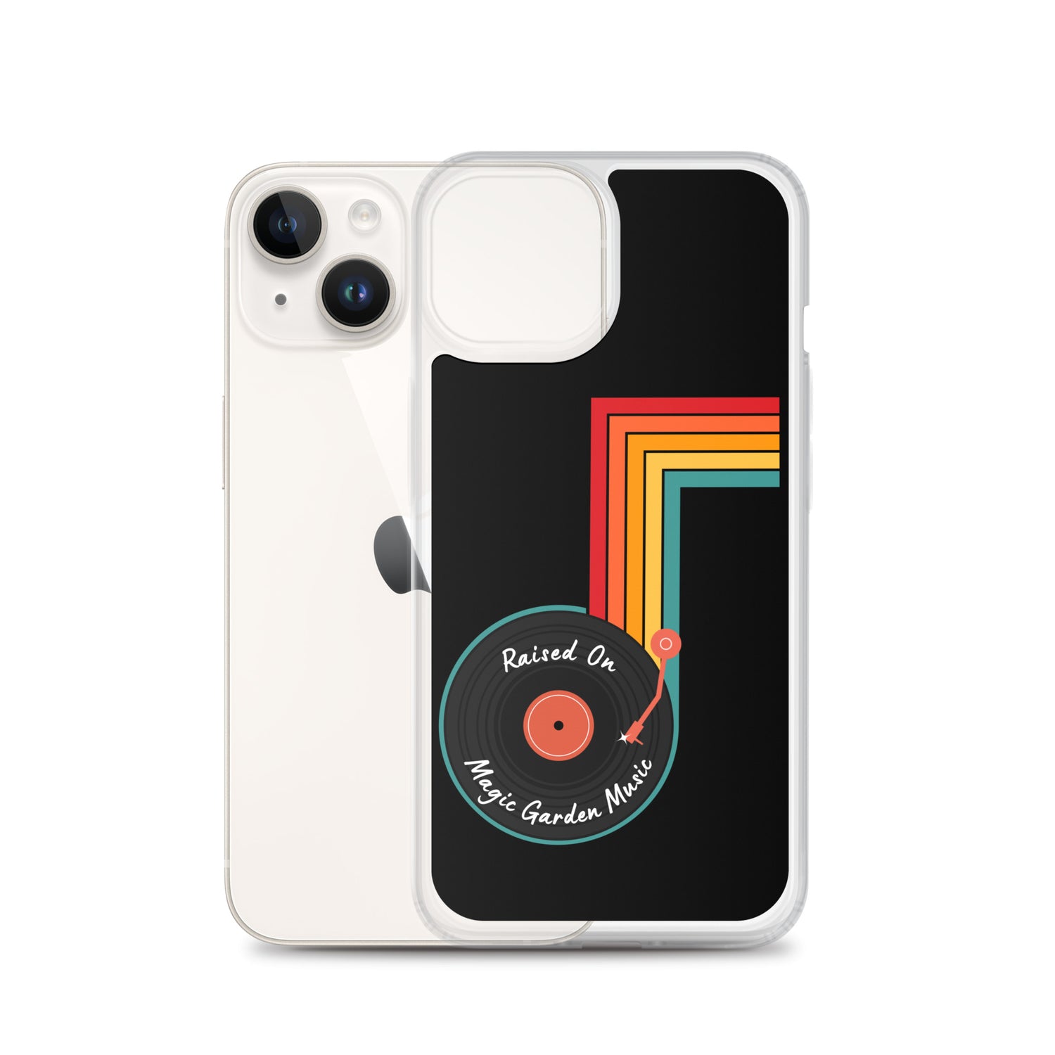 Raised On MG Music iPhone Cover, Black
