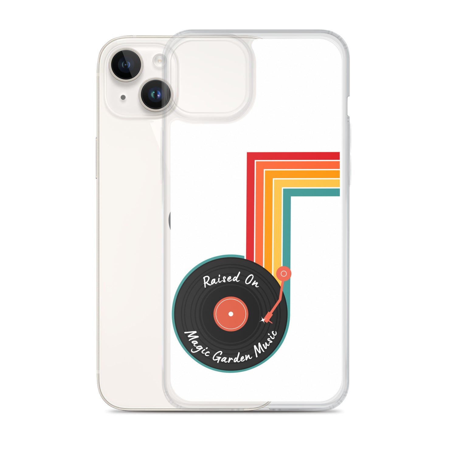 Raised On MG Music iPhone Cover, White
