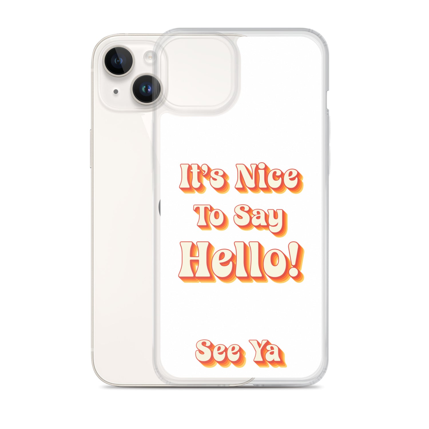 Hello & See Ya iPhone Cover