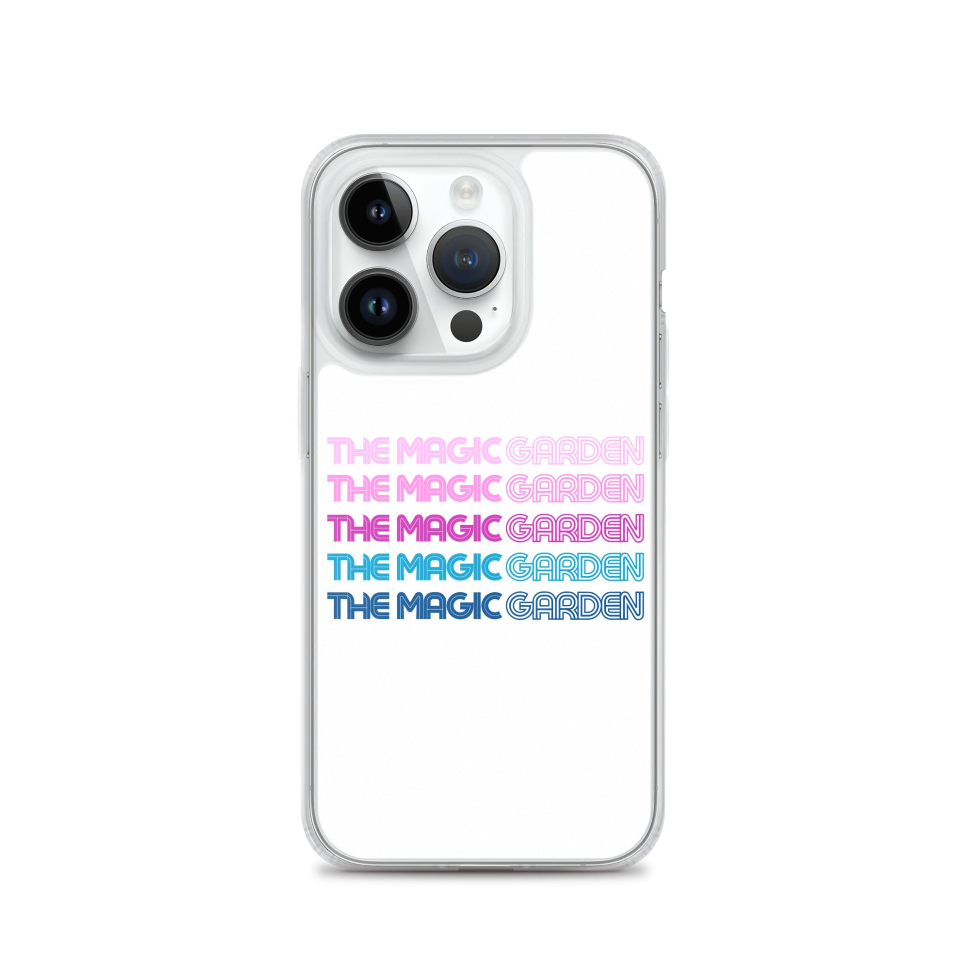 TMG 70s Purple Rainbow iPhone Cover, White