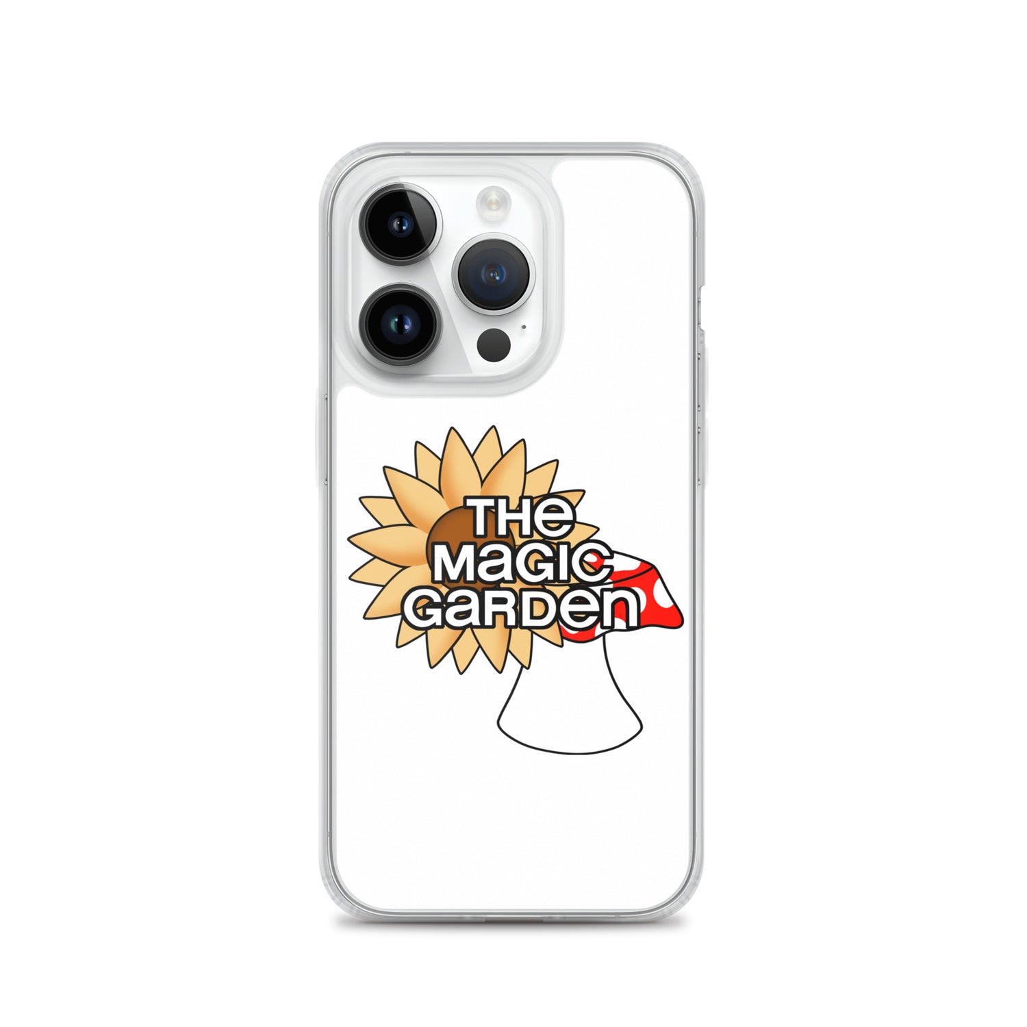 TMG Sunflower & Mushroom iPhone Cover, White