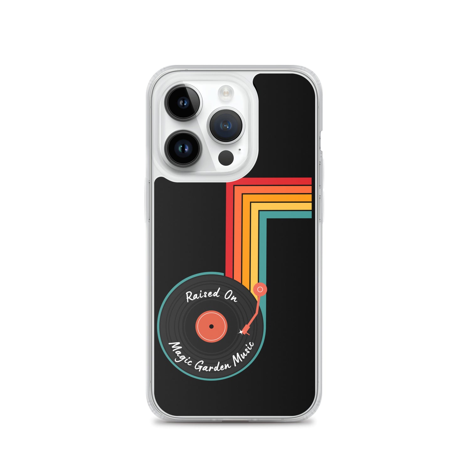 Raised On MG Music iPhone Cover, Black