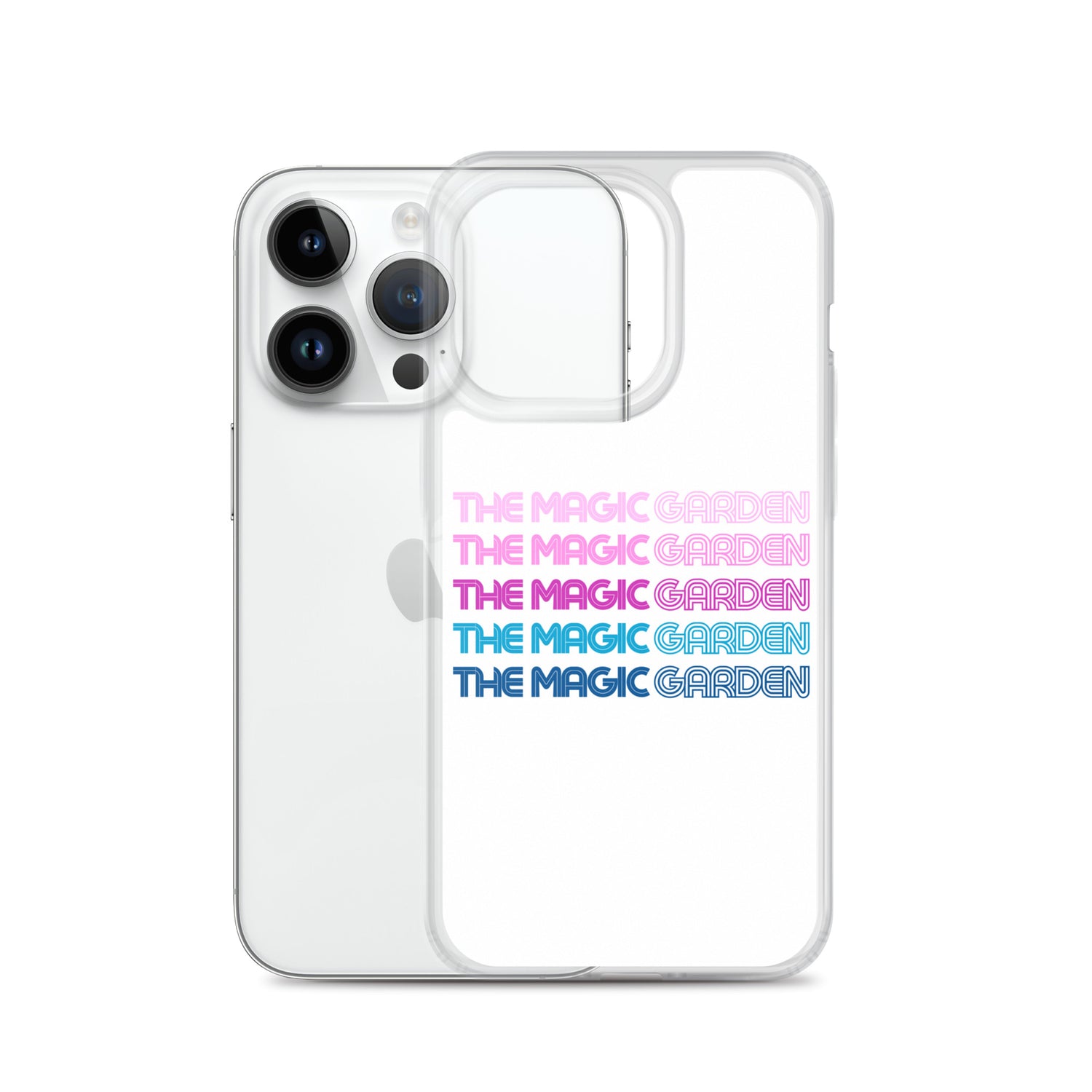 TMG 70s Purple Rainbow iPhone Cover, White