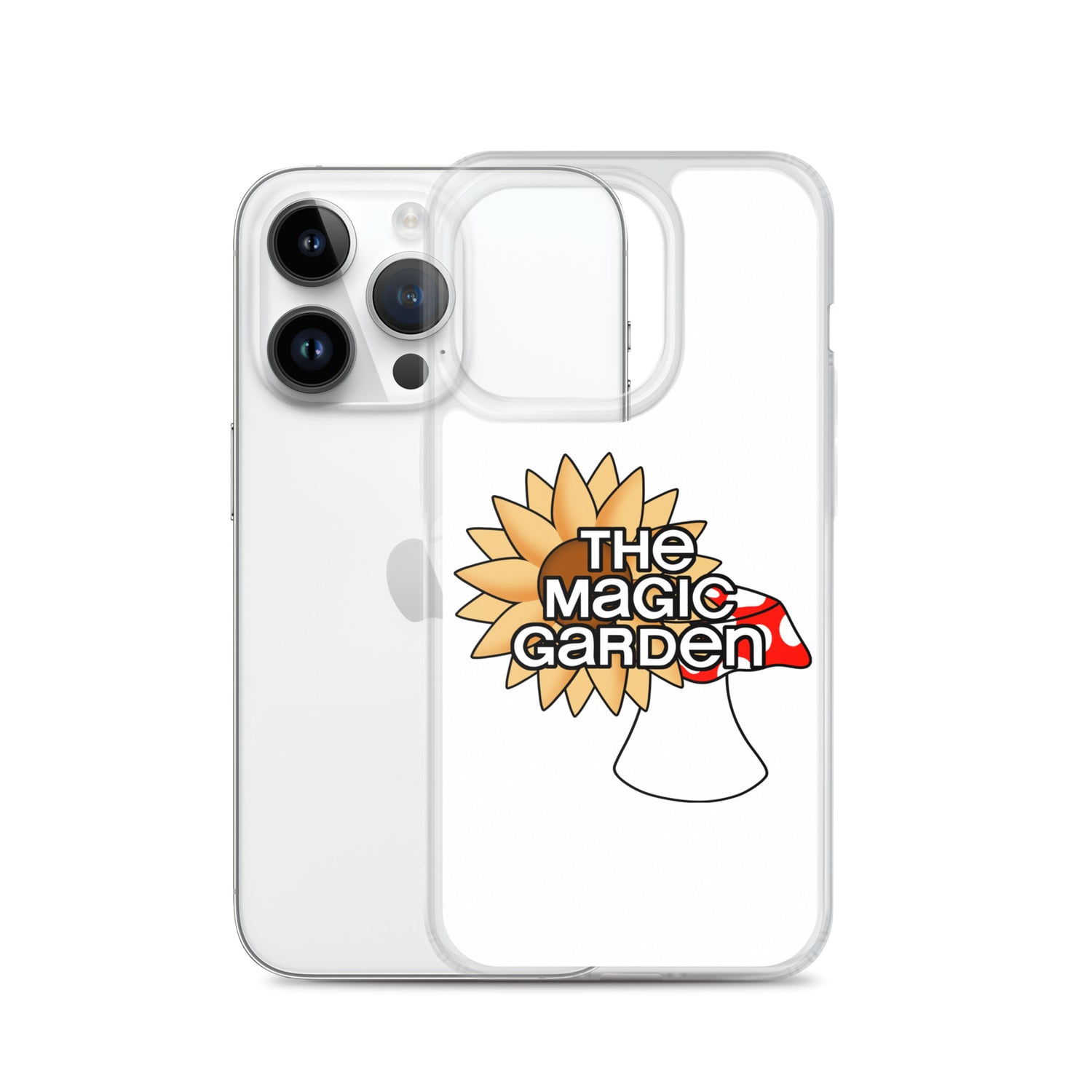TMG Sunflower & Mushroom iPhone Cover, White