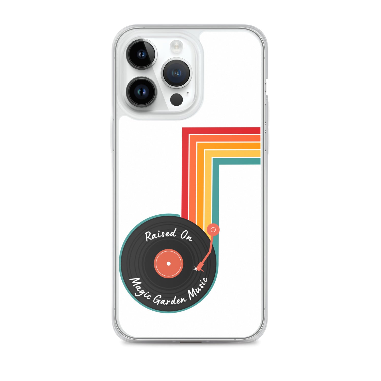 Raised On MG Music iPhone Cover, White