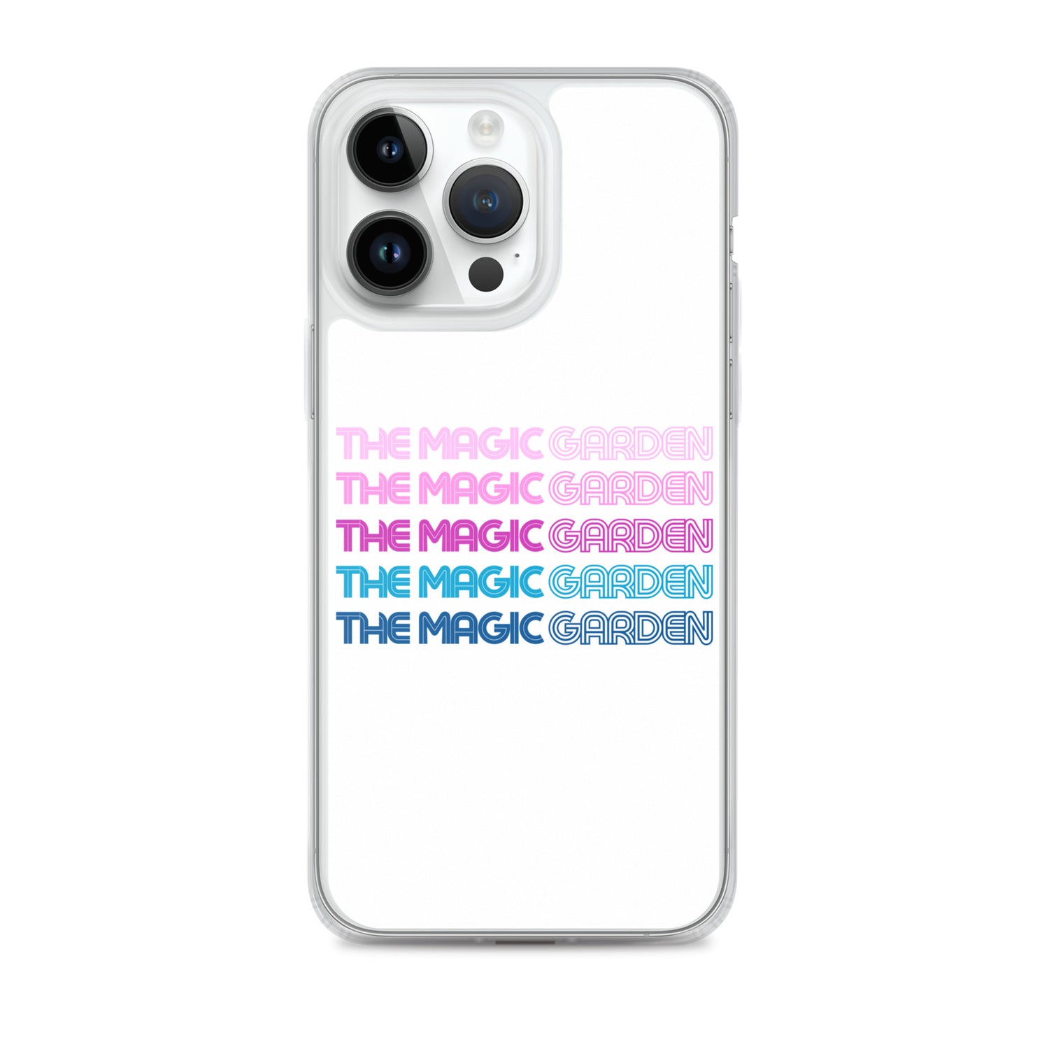 TMG 70s Purple Rainbow iPhone Cover, White