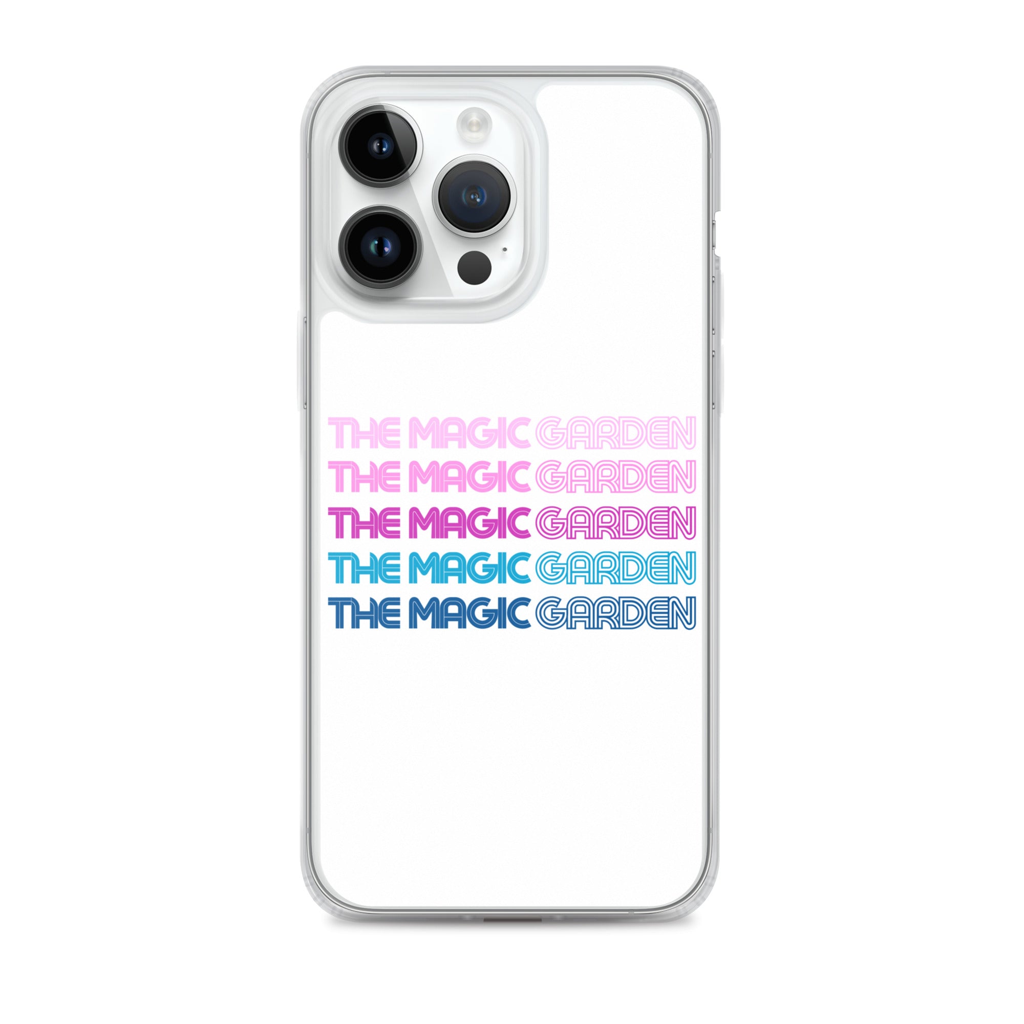 TMG 70s Purple Rainbow iPhone Cover, White