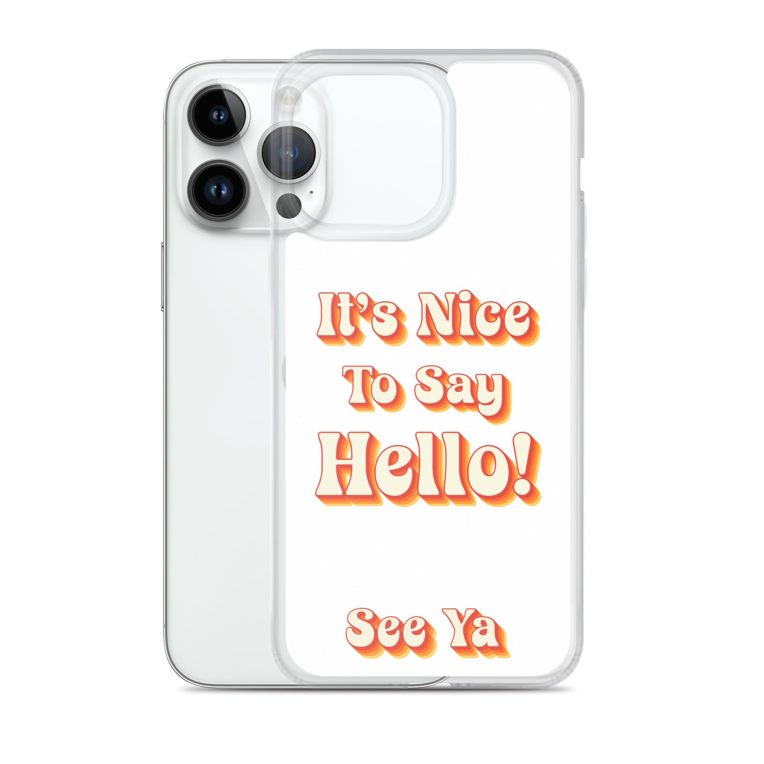 Hello & See Ya iPhone Cover