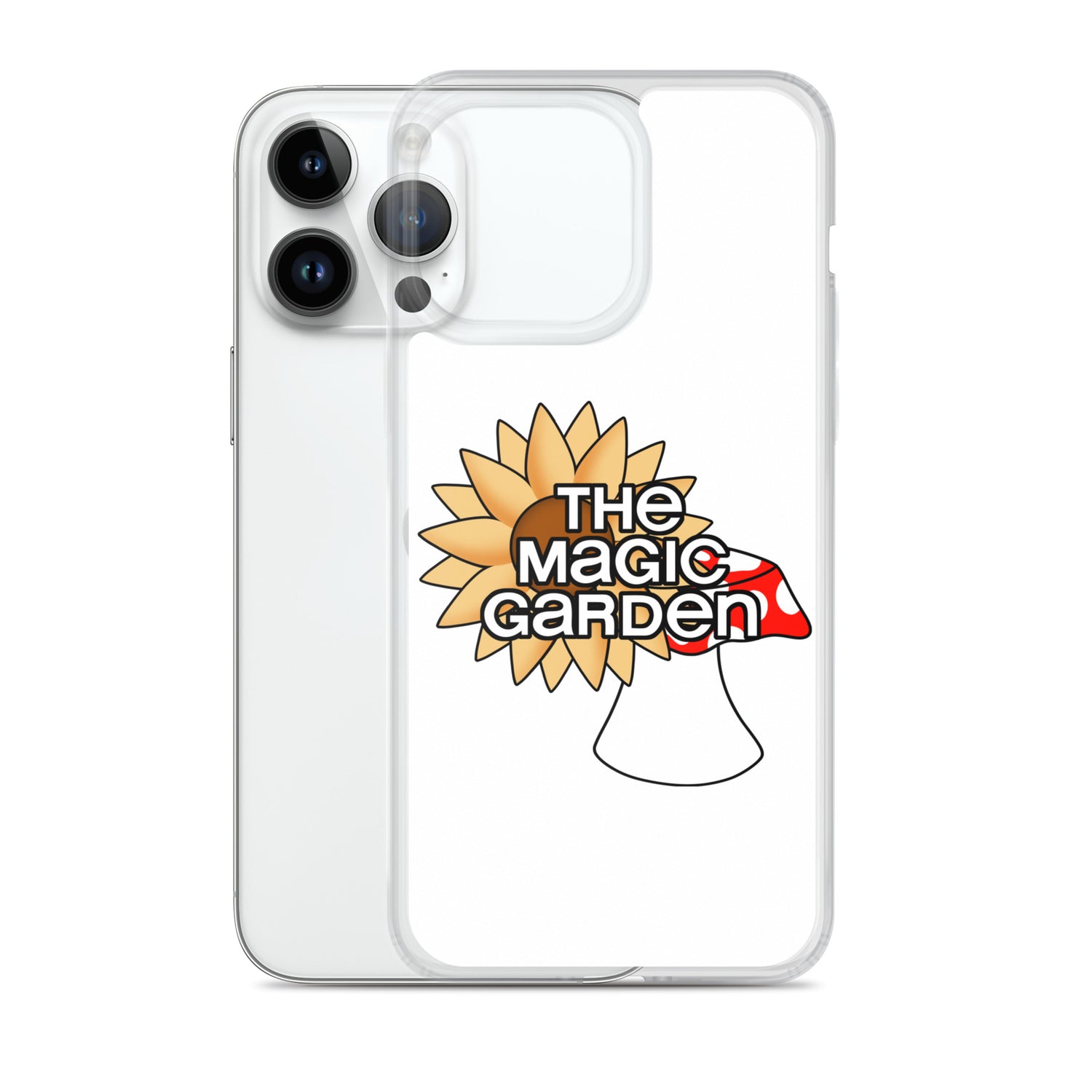 TMG Sunflower & Mushroom iPhone Cover, White
