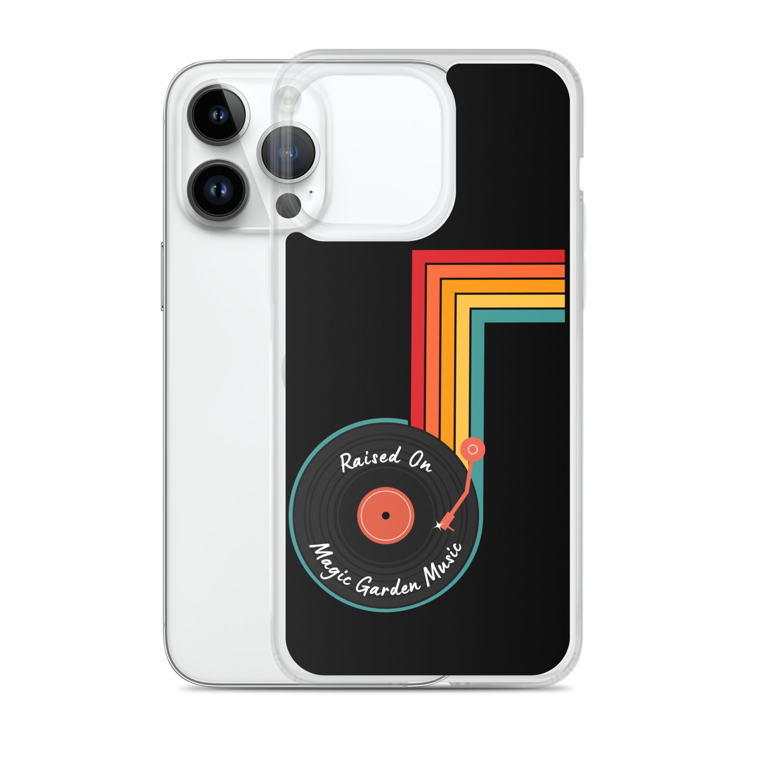Raised On MG Music iPhone Cover, Black