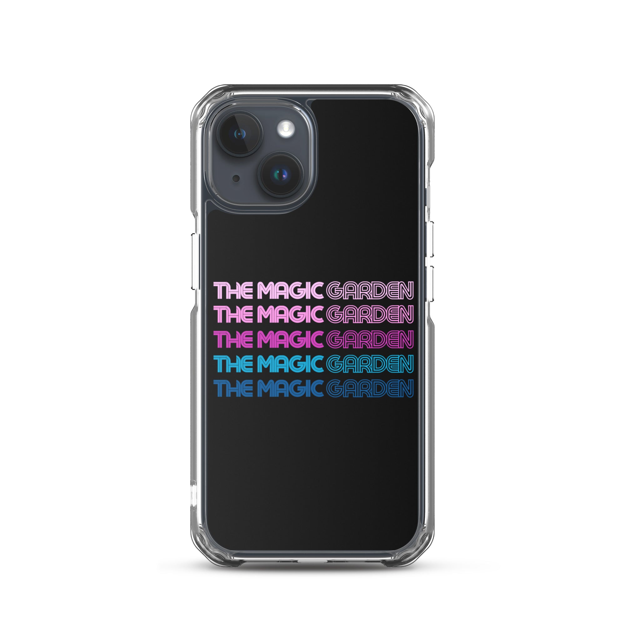 TMG 70s Purple Rainbow iPhone Cover, Black