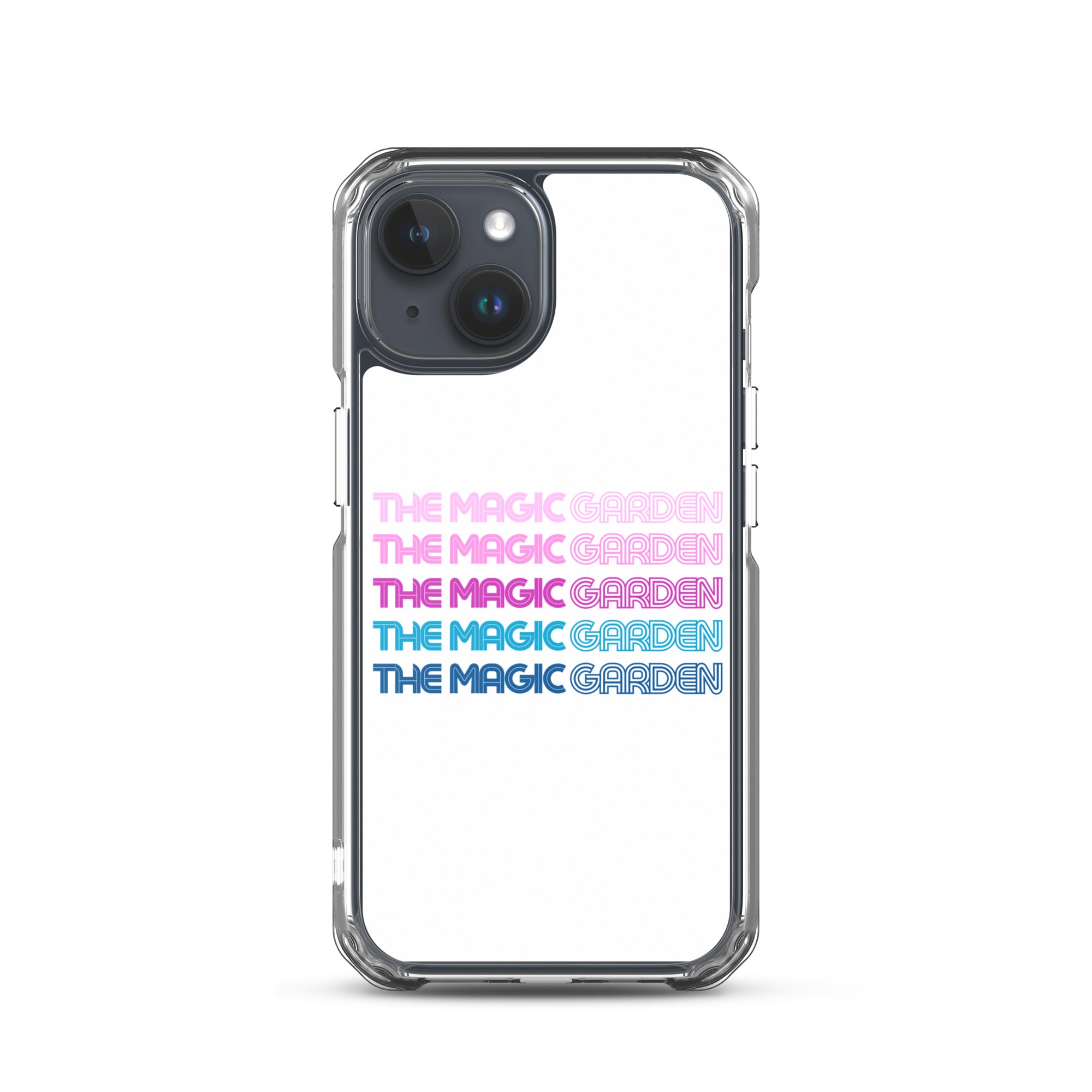 TMG 70s Purple Rainbow iPhone Cover, White