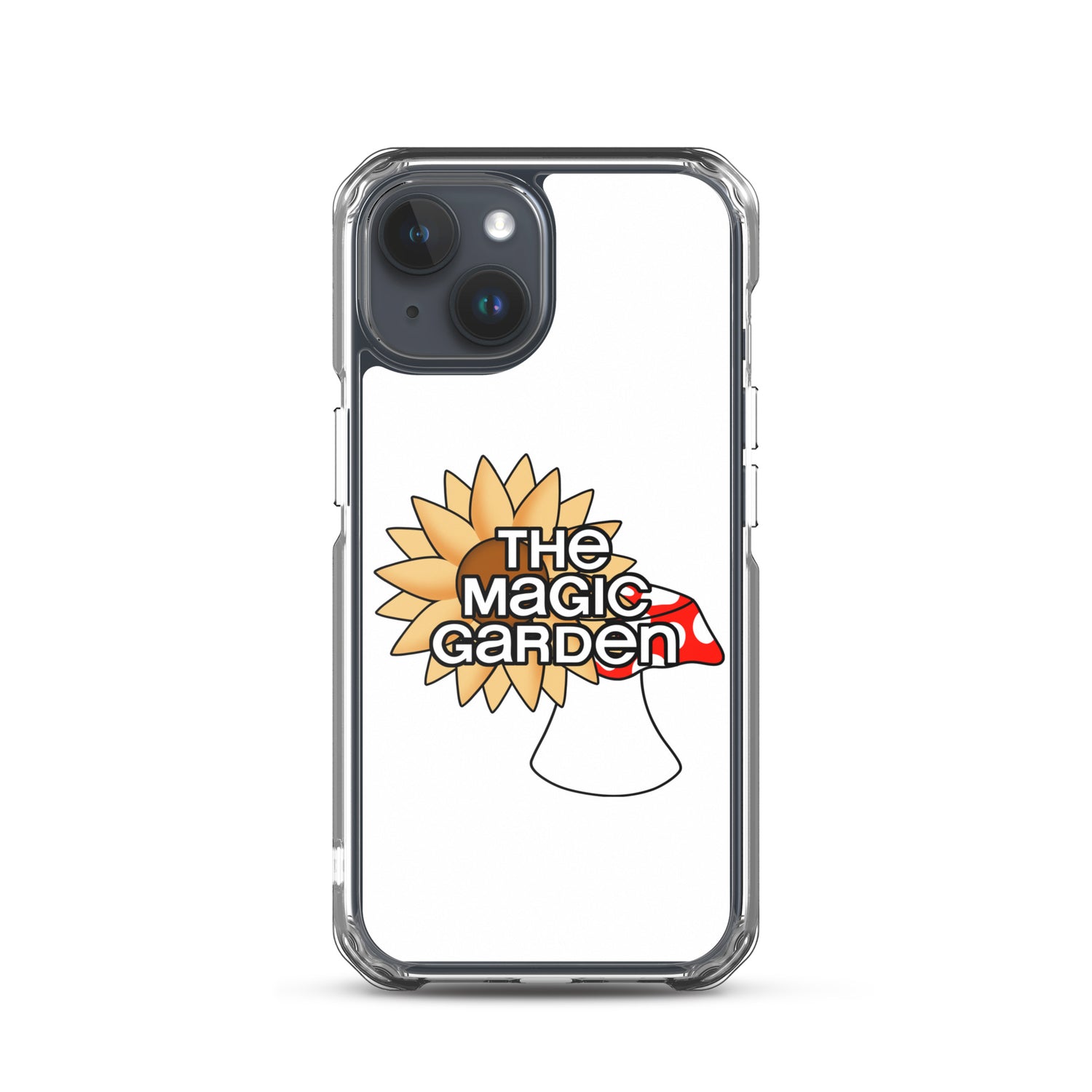 TMG Sunflower & Mushroom iPhone Cover, White