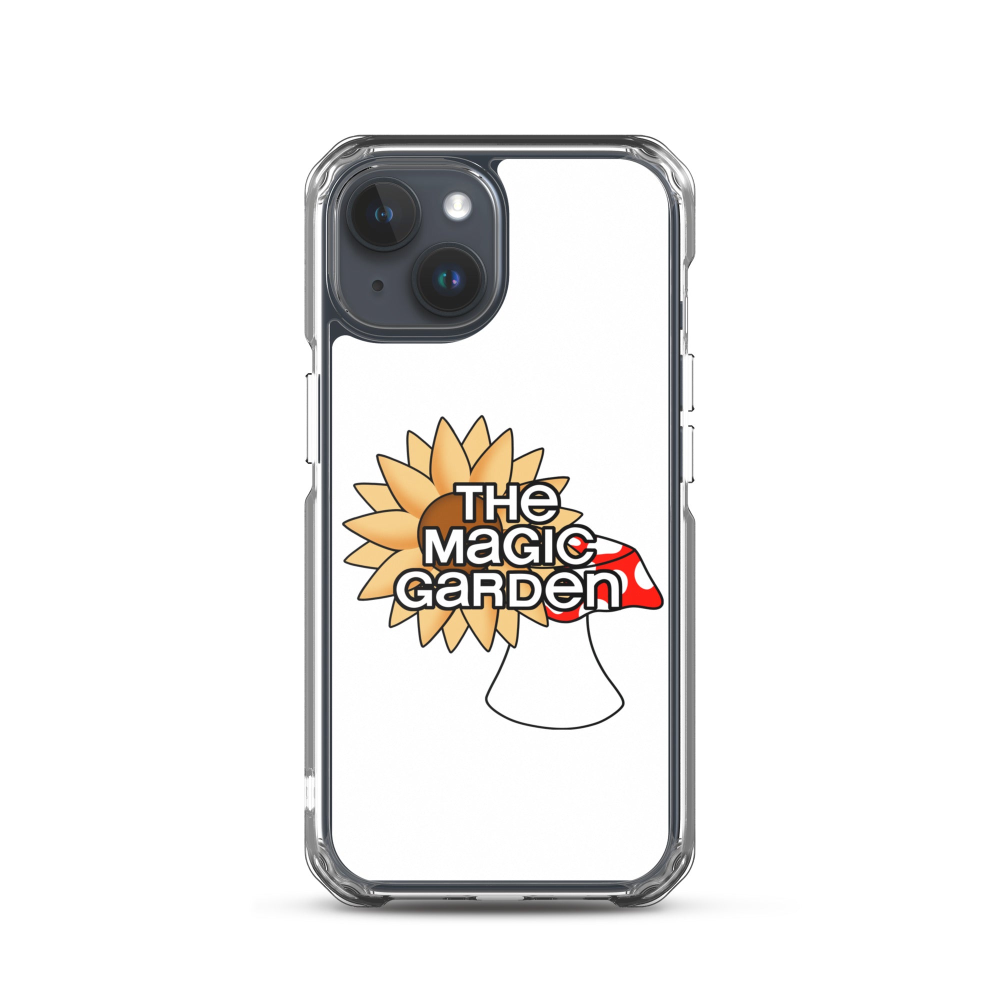 TMG Sunflower & Mushroom iPhone Cover, White