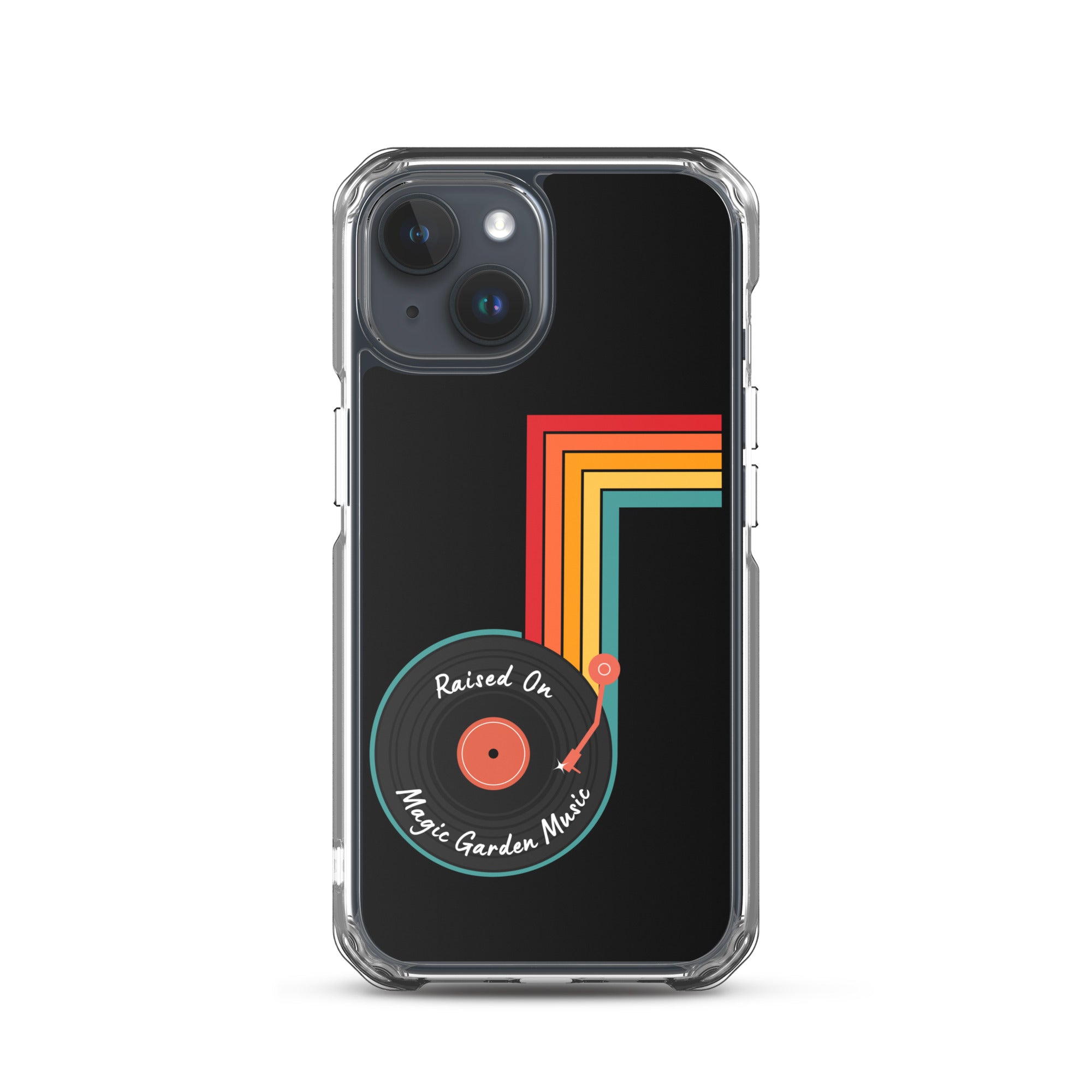 Raised On MG Music iPhone Cover, Black