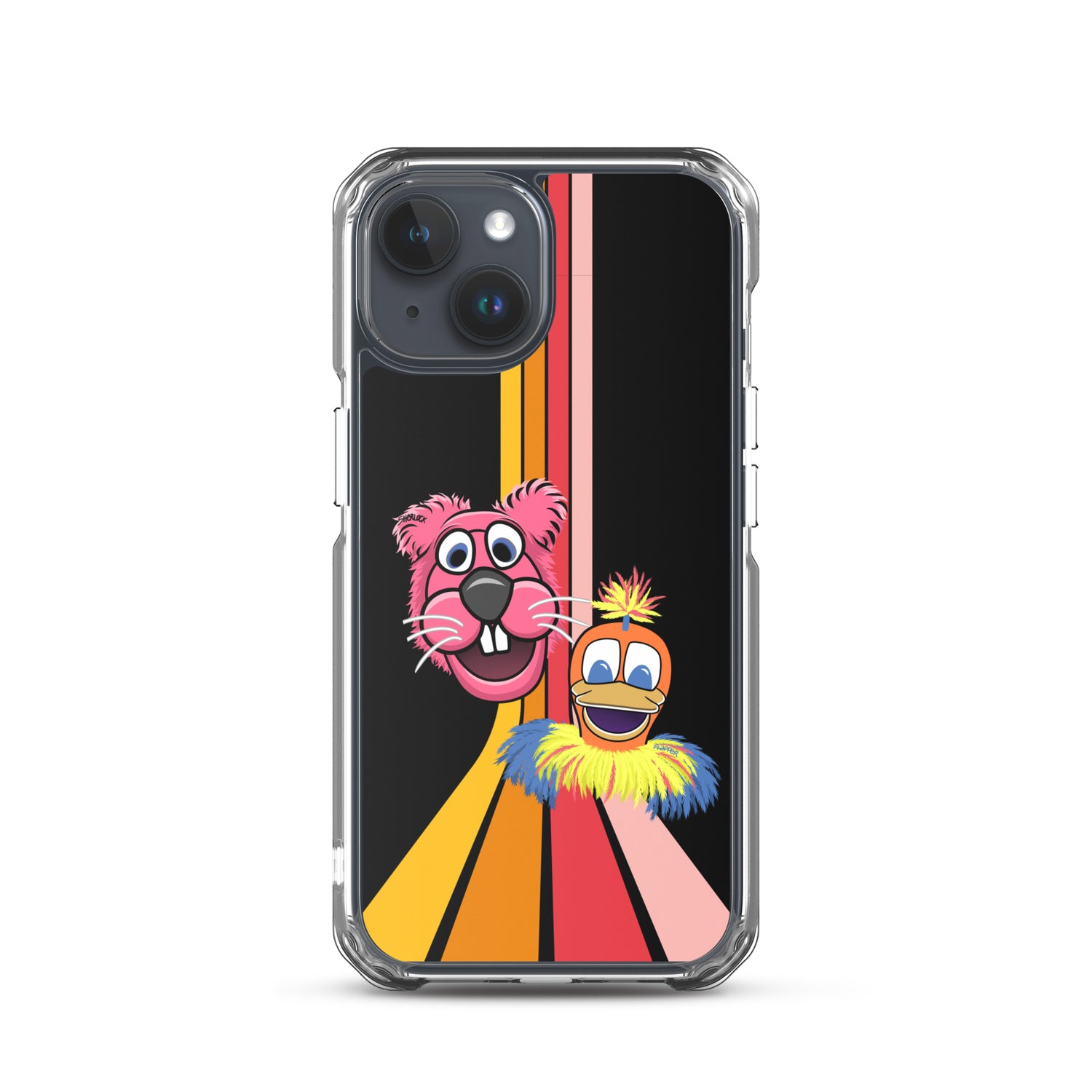 Sherlock & Flapper iPhone Cover, Black