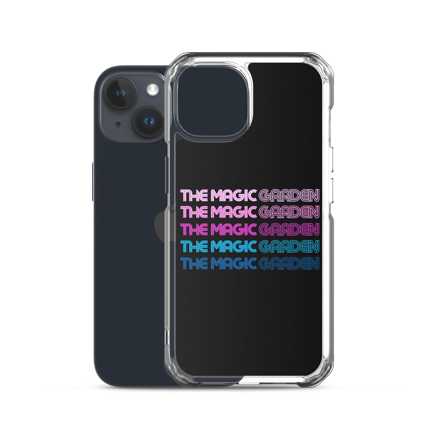 TMG 70s Purple Rainbow iPhone Cover, Black