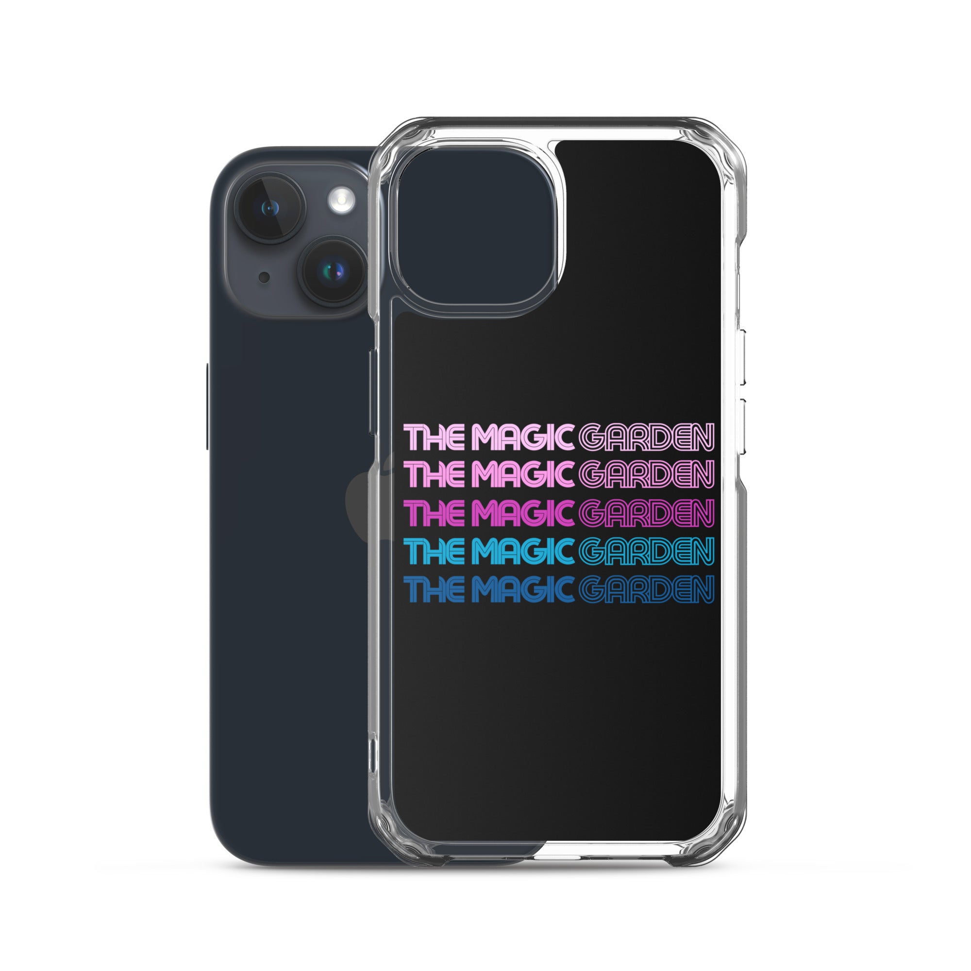 TMG 70s Purple Rainbow iPhone Cover, Black