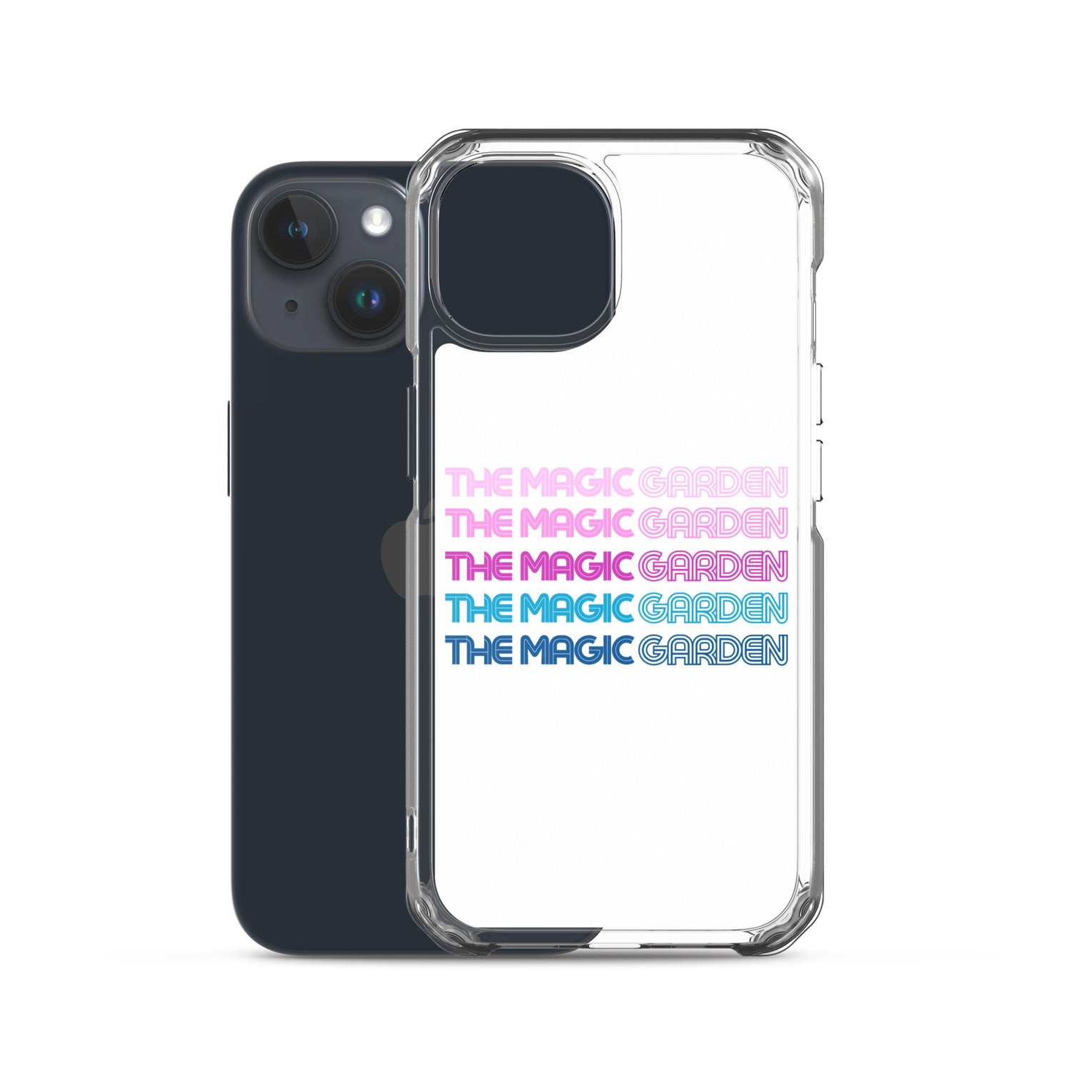 TMG 70s Purple Rainbow iPhone Cover, White