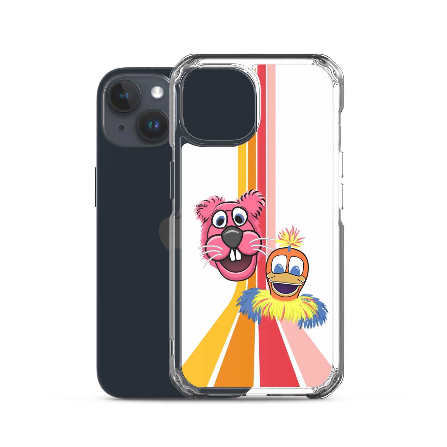 Sherlock & Flapper iPhone Cover, White