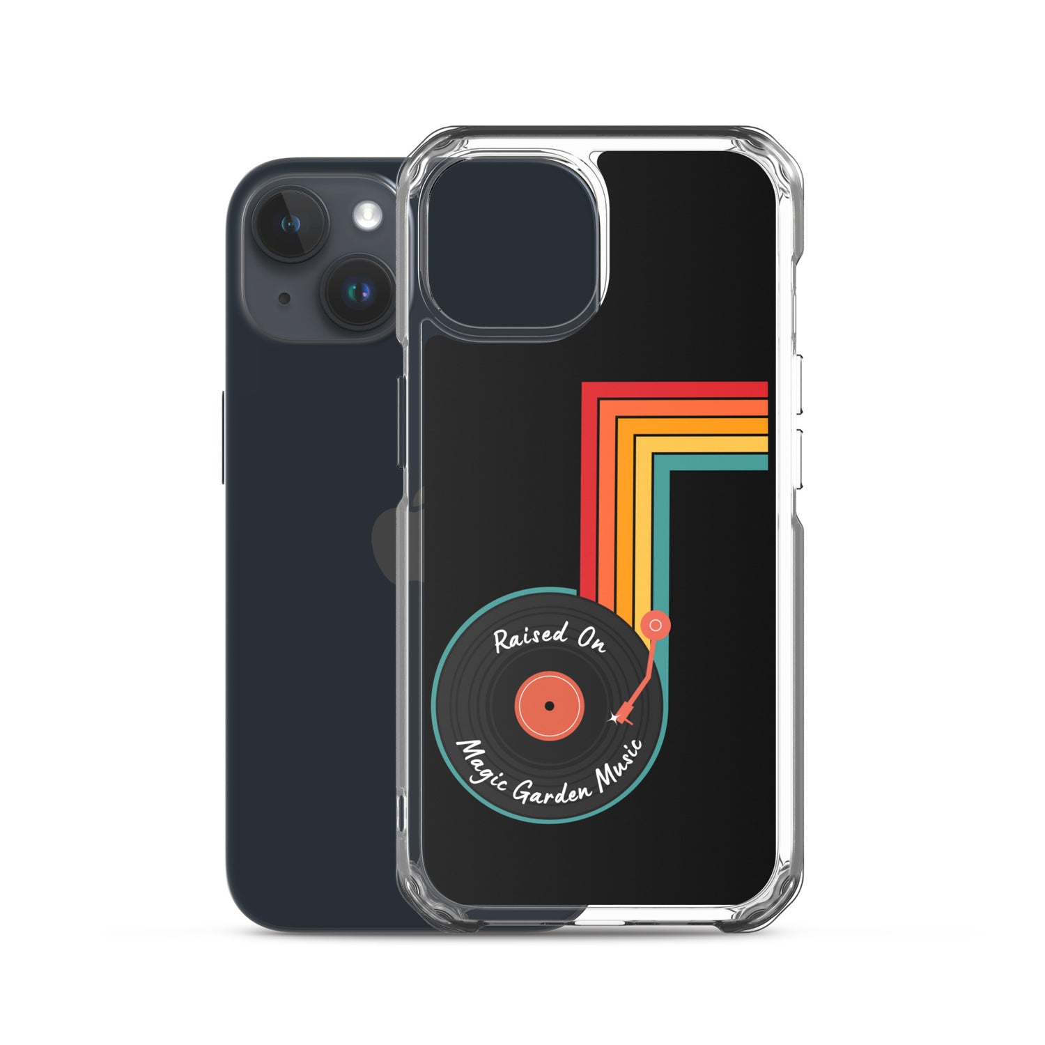 Raised On MG Music iPhone Cover, Black