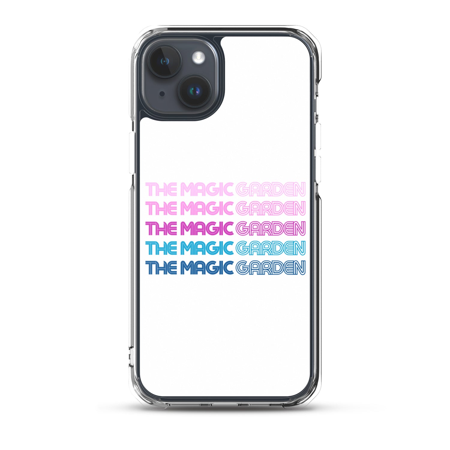 TMG 70s Purple Rainbow iPhone Cover, White