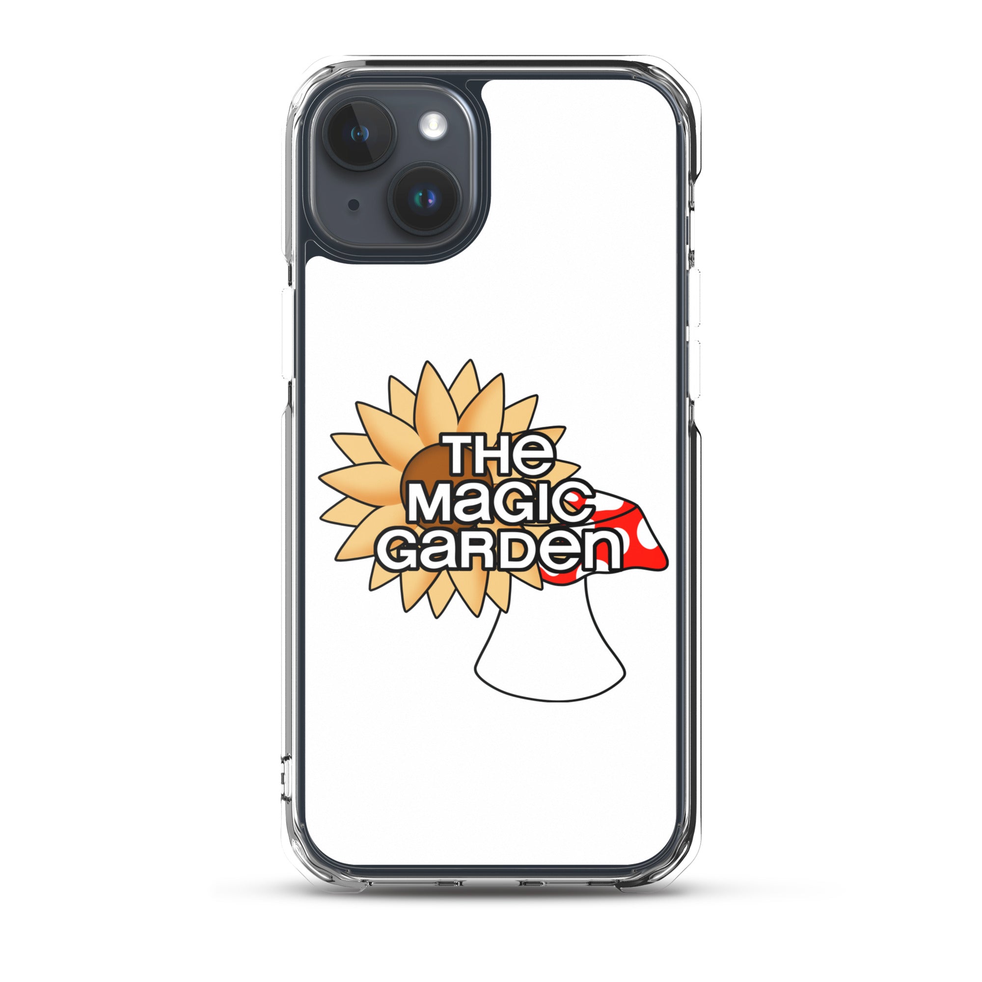TMG Sunflower & Mushroom iPhone Cover, White