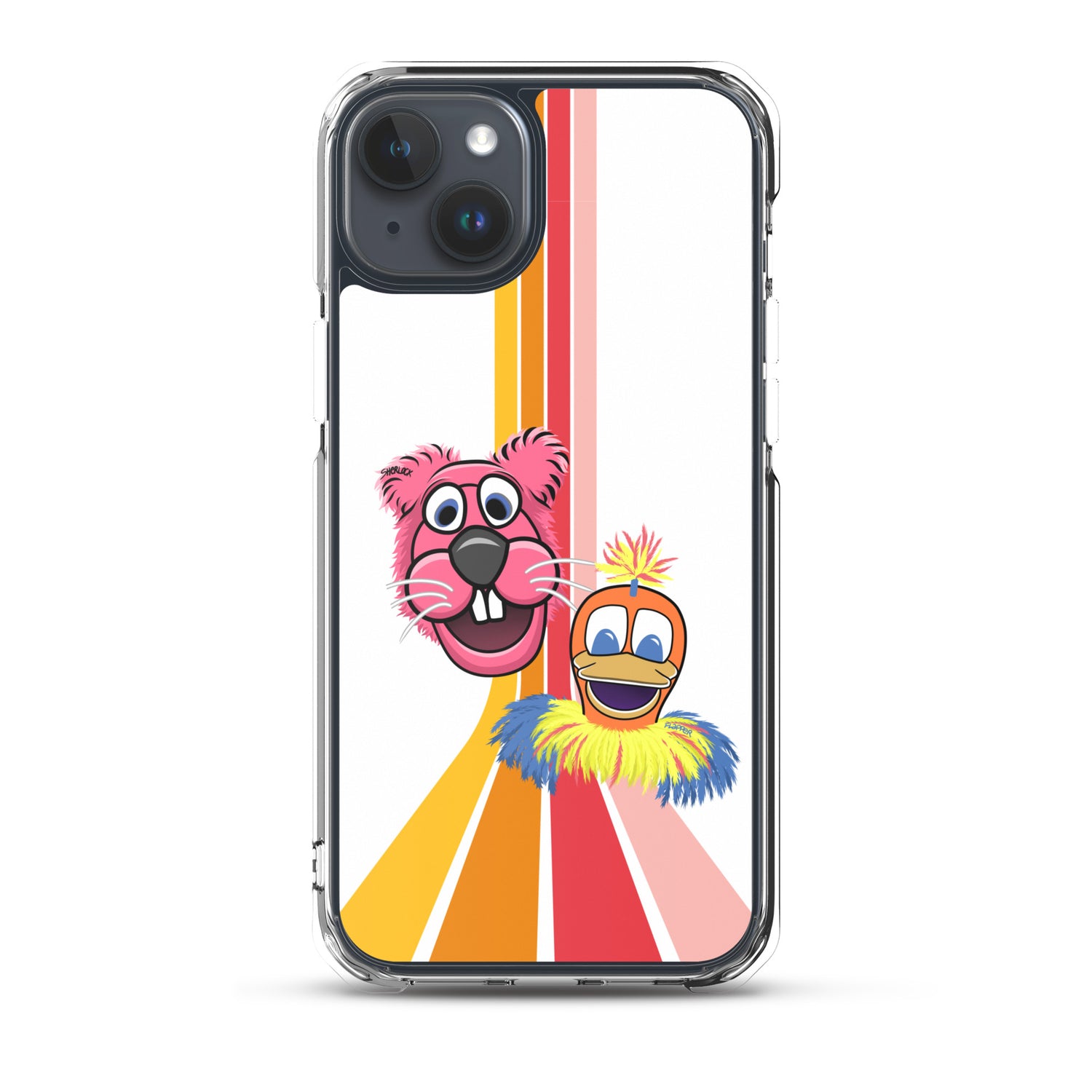 Sherlock & Flapper iPhone Cover, White