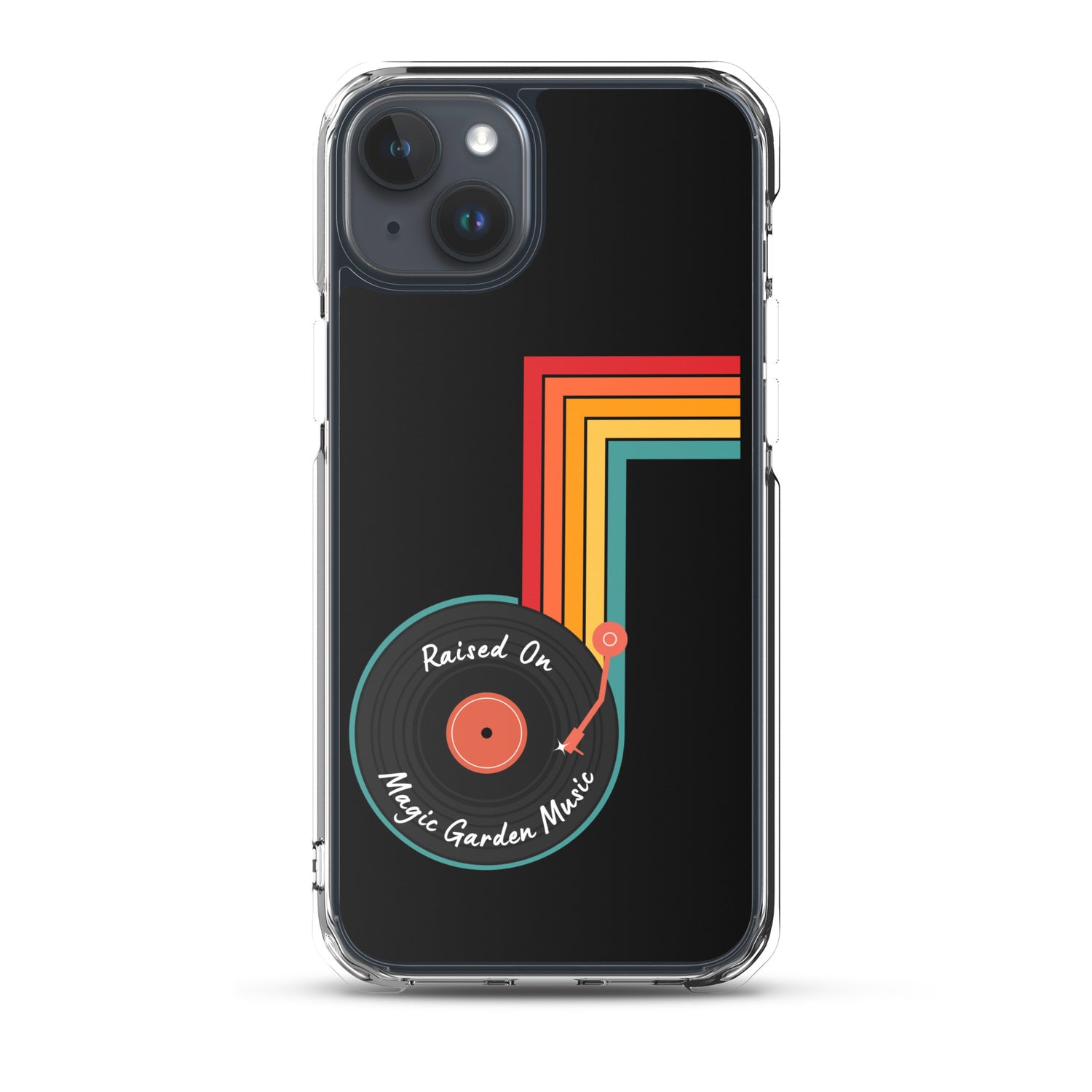 Raised On MG Music iPhone Cover, Black