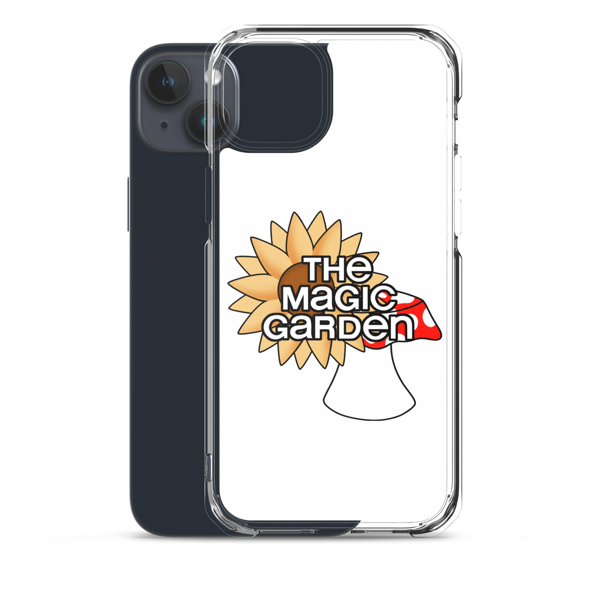 TMG Sunflower & Mushroom iPhone Cover, White