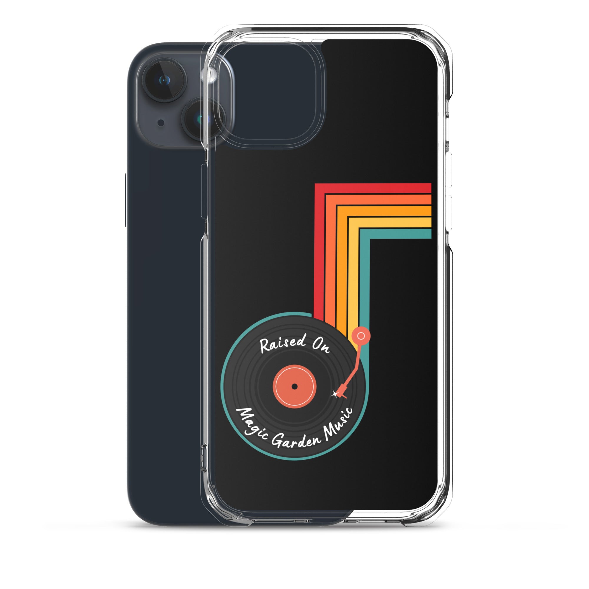 Raised On MG Music iPhone Cover, Black