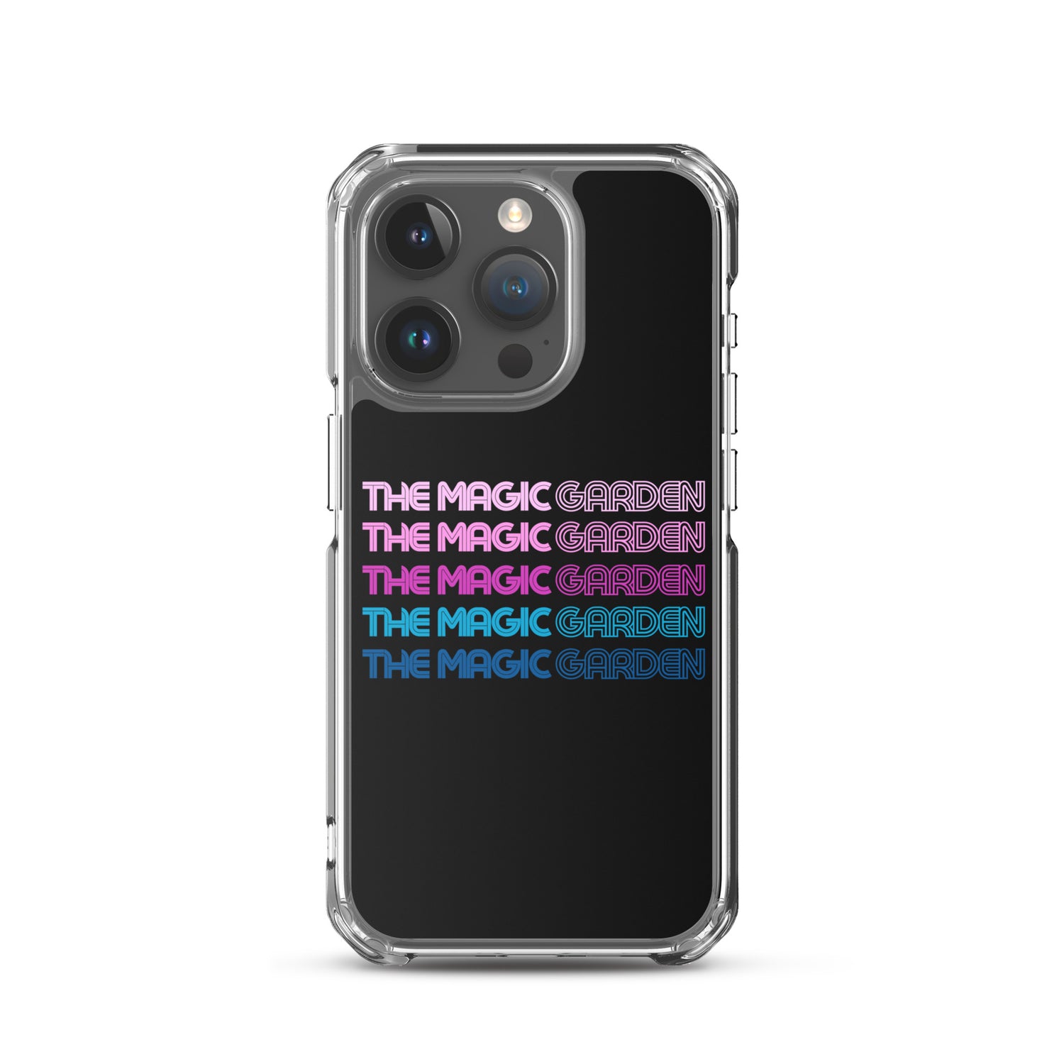 TMG 70s Purple Rainbow iPhone Cover, Black
