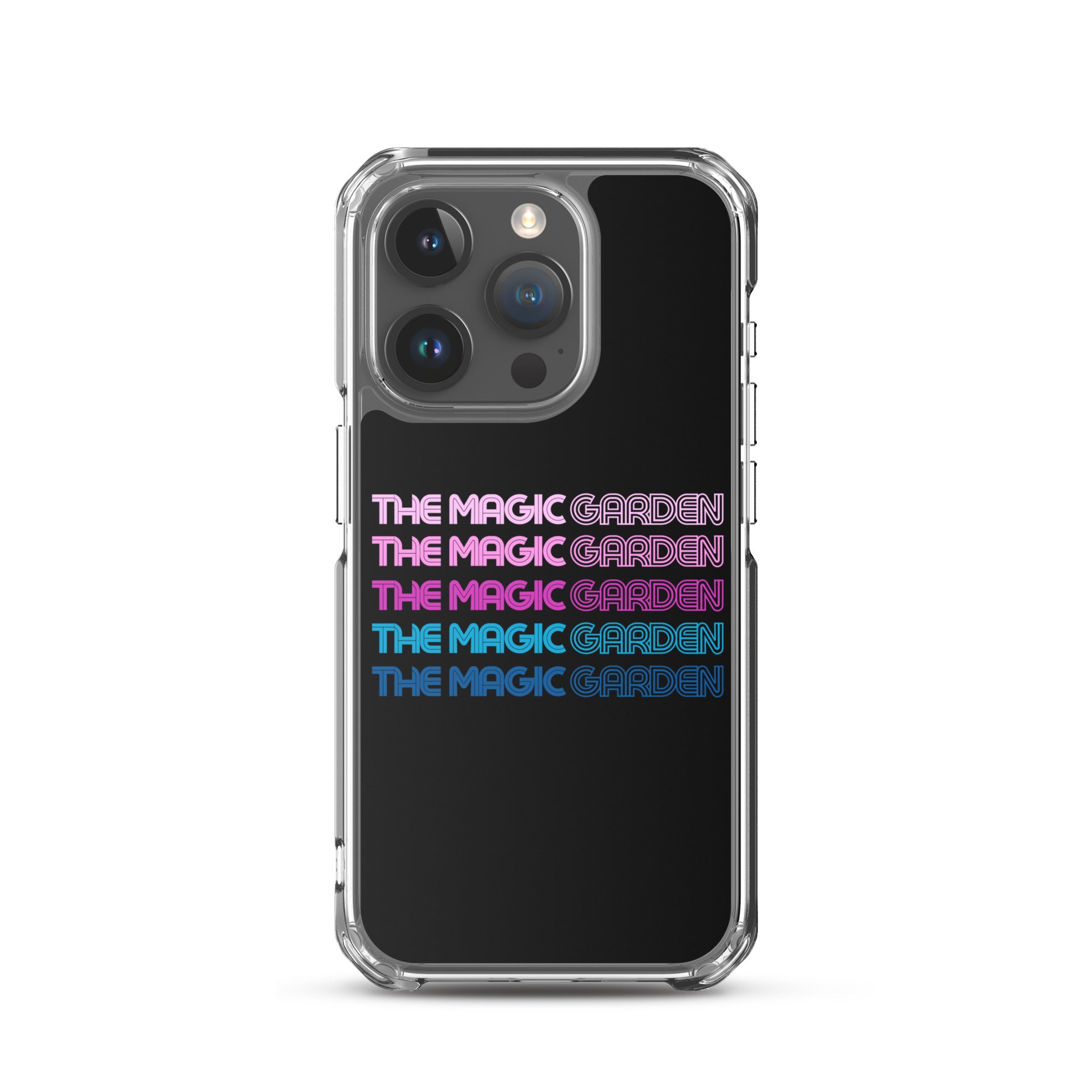 TMG 70s Purple Rainbow iPhone Cover, Black