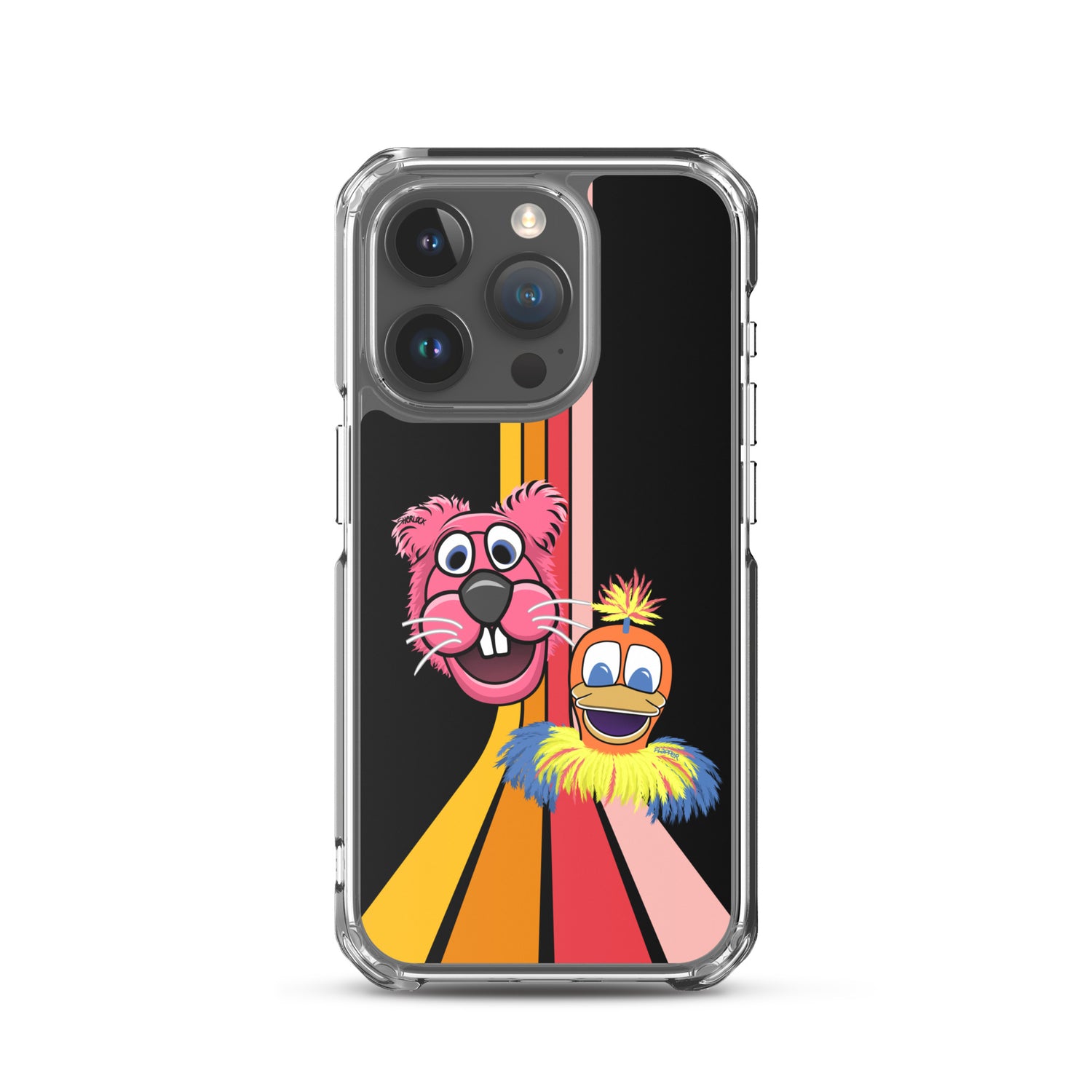 Sherlock & Flapper iPhone Cover, Black