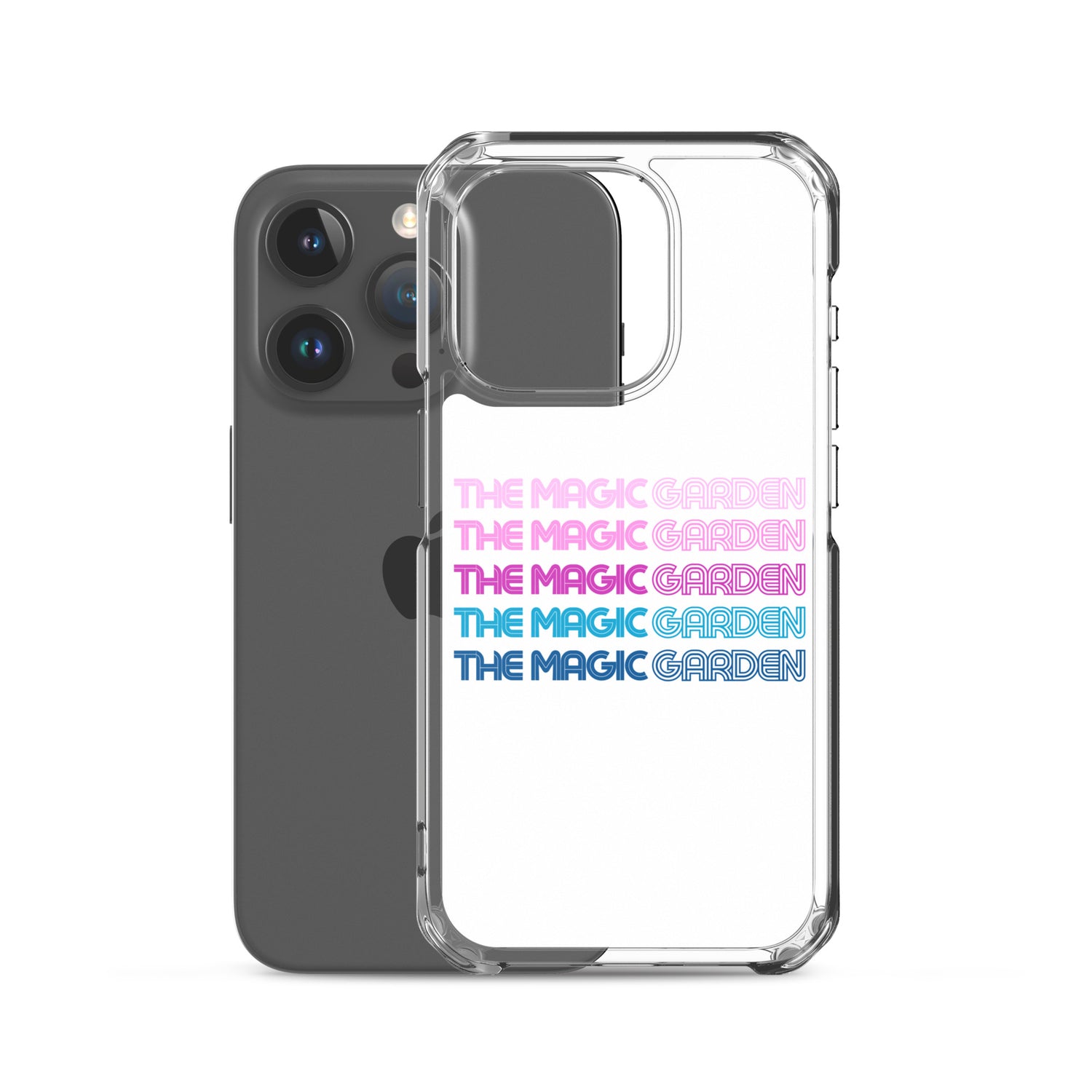 TMG 70s Purple Rainbow iPhone Cover, White