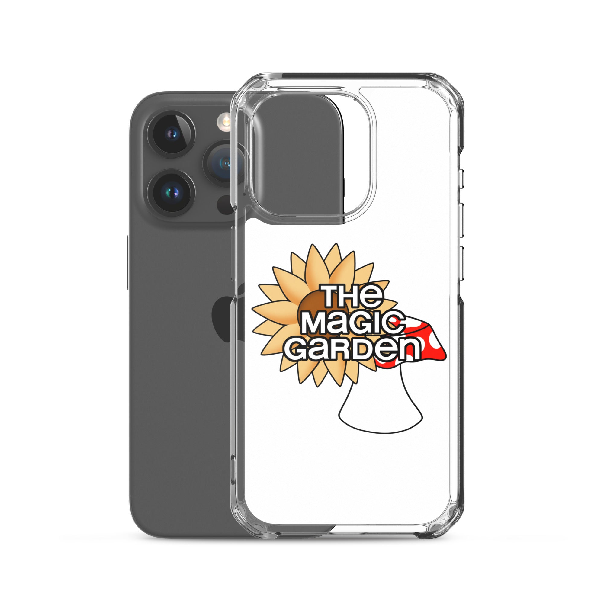 TMG Sunflower & Mushroom iPhone Cover, White