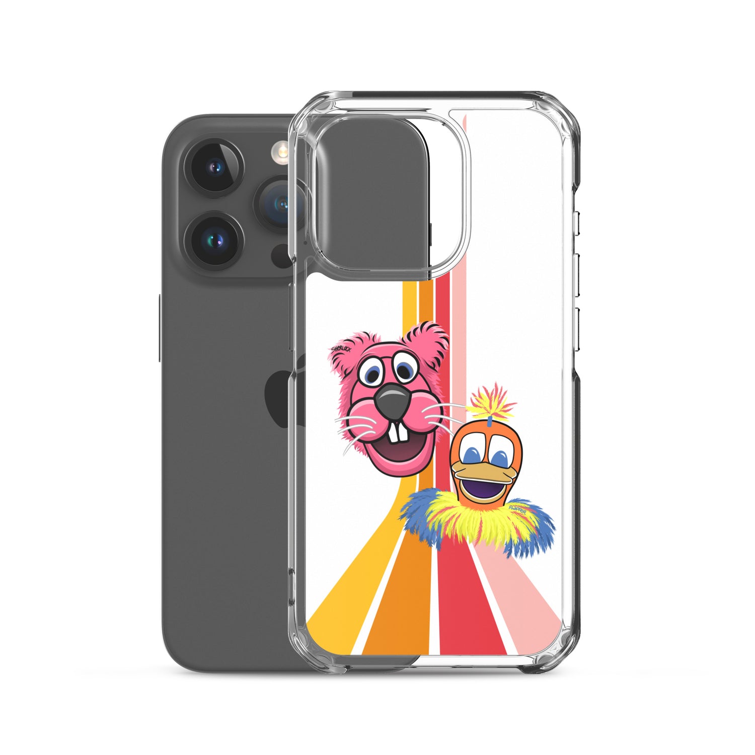 Sherlock & Flapper iPhone Cover, White