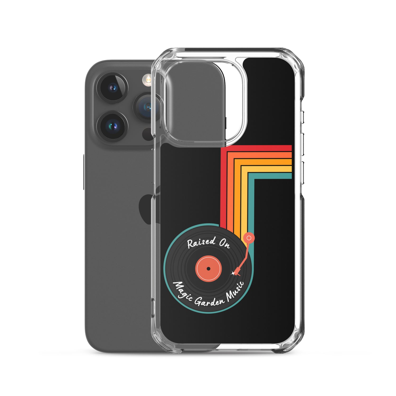 Raised On MG Music iPhone Cover, Black