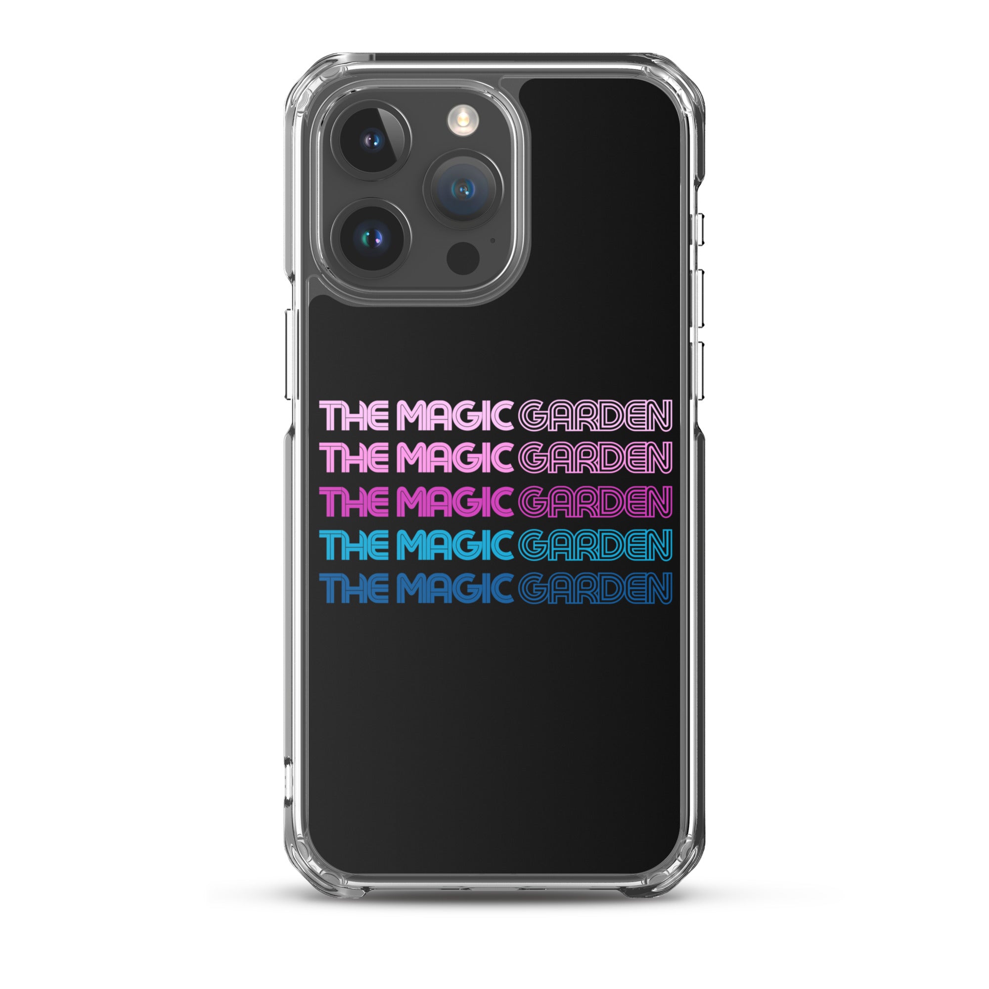 TMG 70s Purple Rainbow iPhone Cover, Black