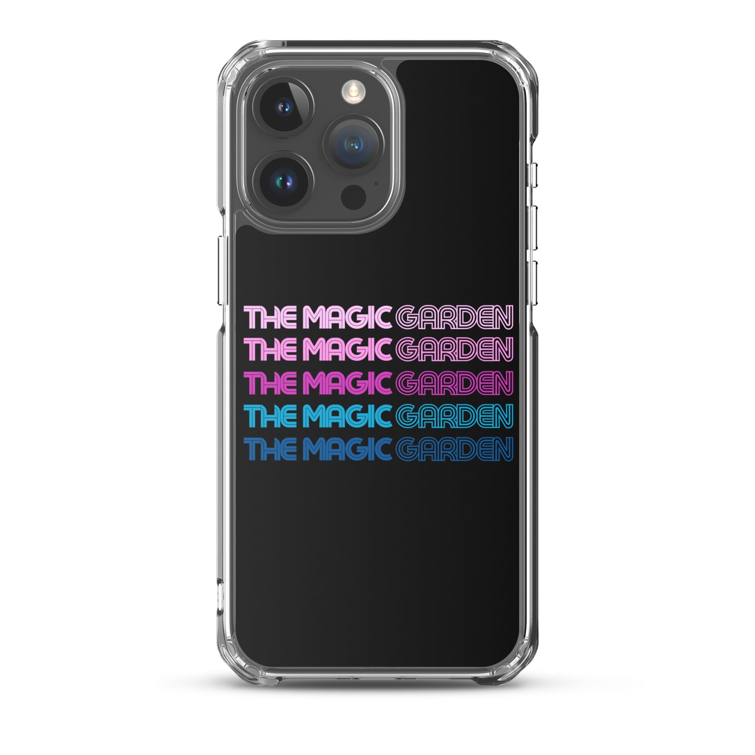 TMG 70s Purple Rainbow iPhone Cover, Black
