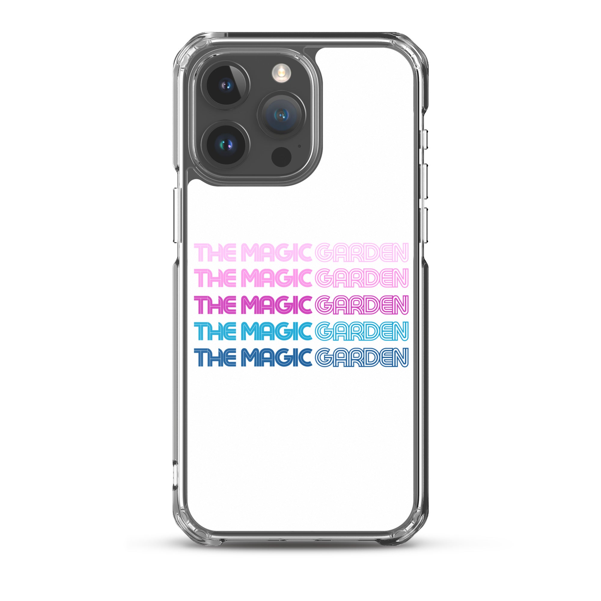 TMG 70s Purple Rainbow iPhone Cover, White