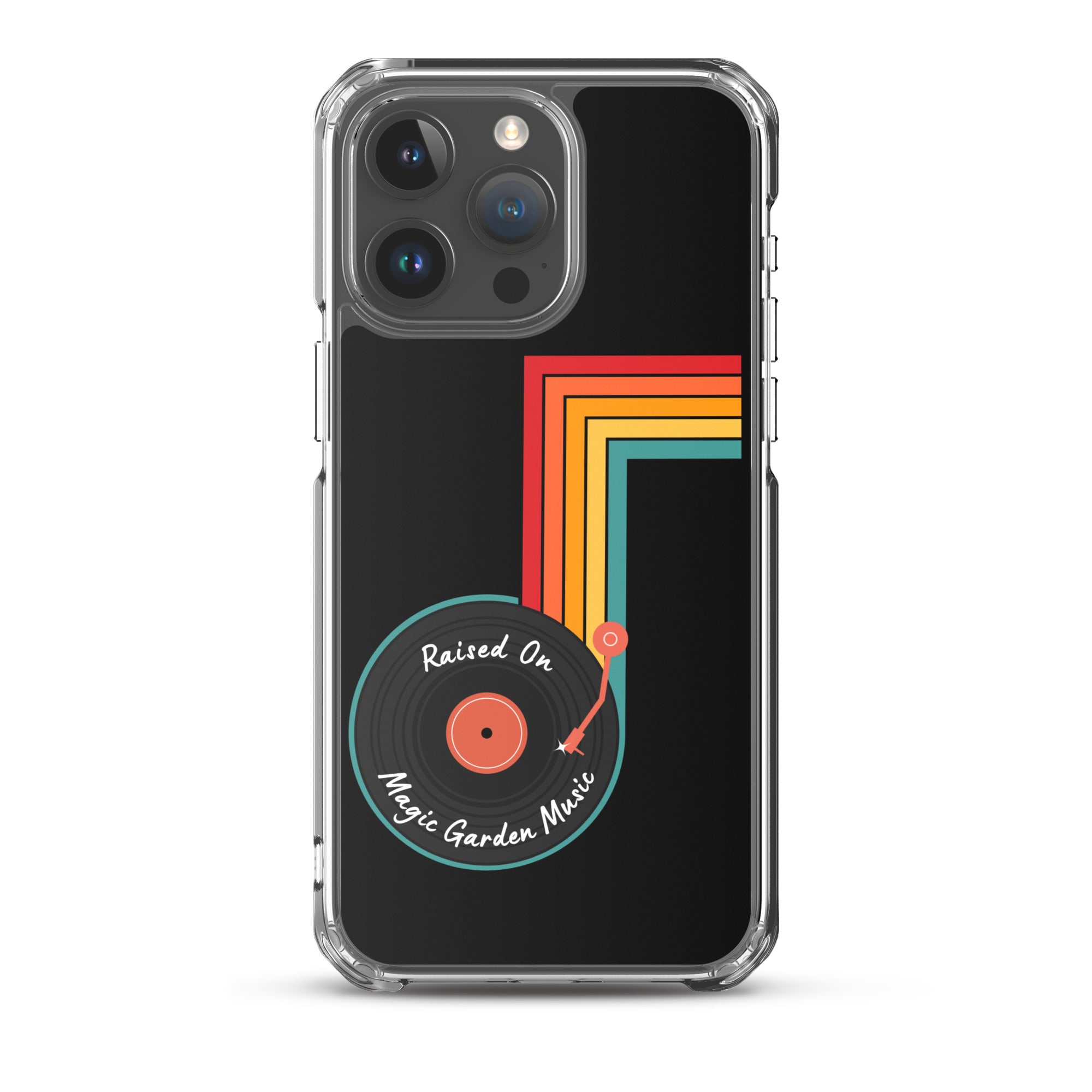 Raised On MG Music iPhone Cover, Black