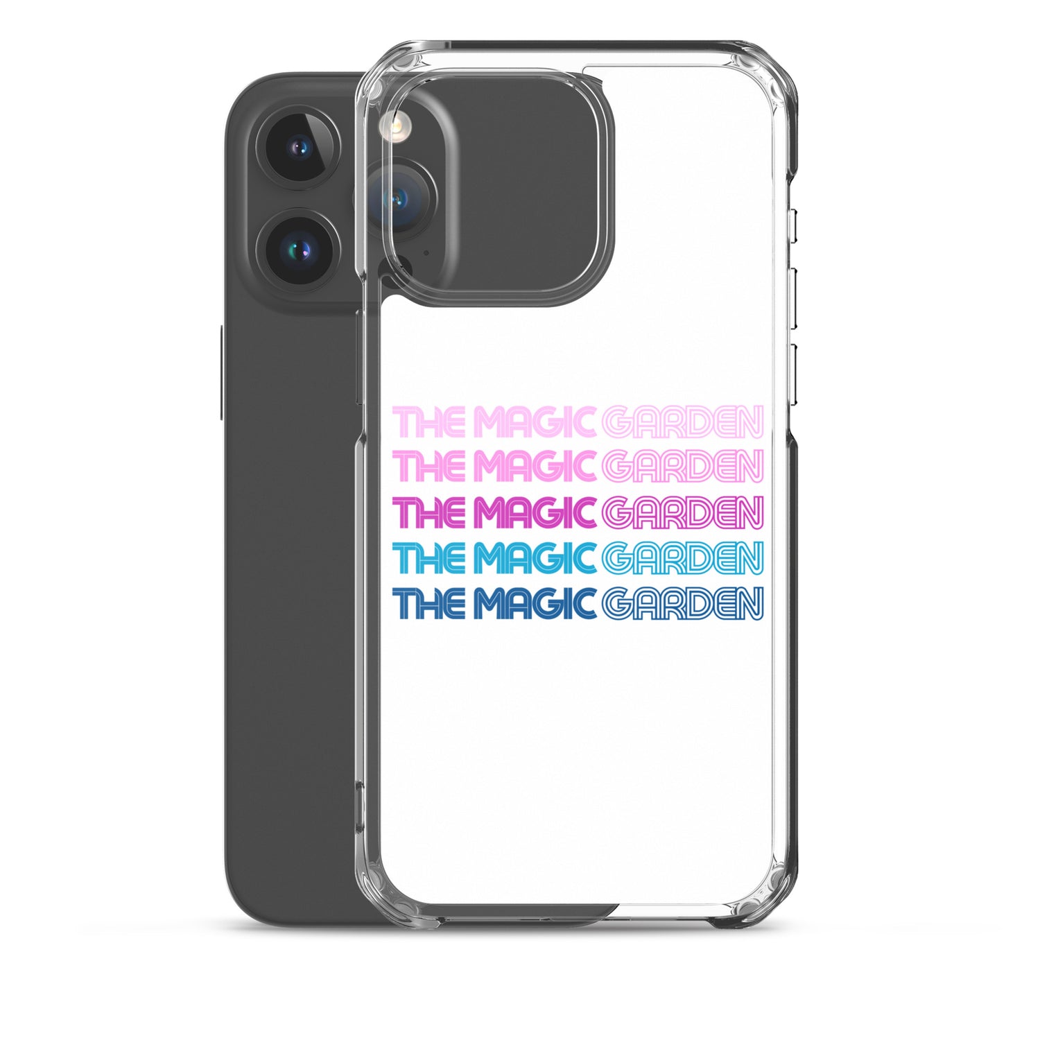 TMG 70s Purple Rainbow iPhone Cover, White