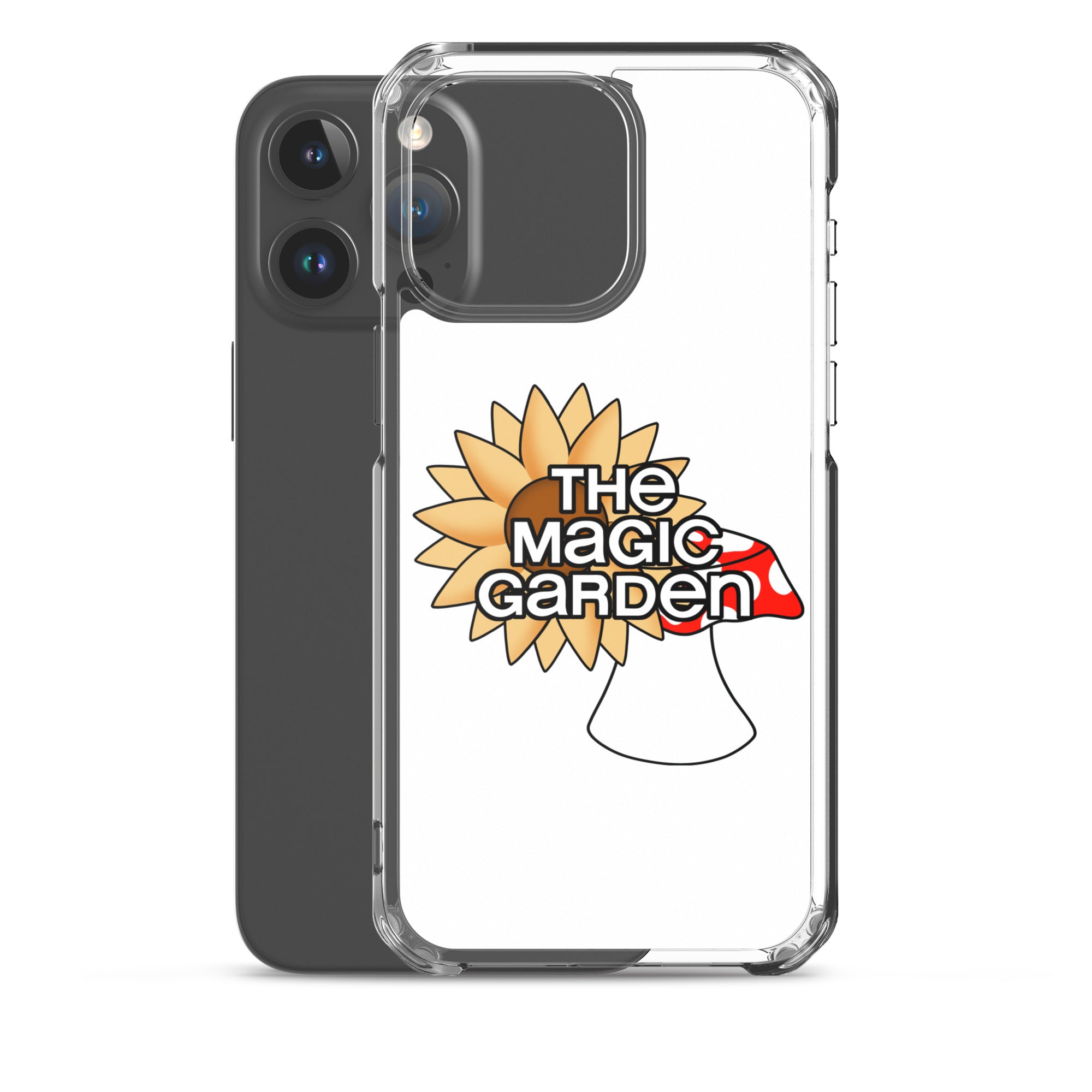 TMG Sunflower & Mushroom iPhone Cover, White
