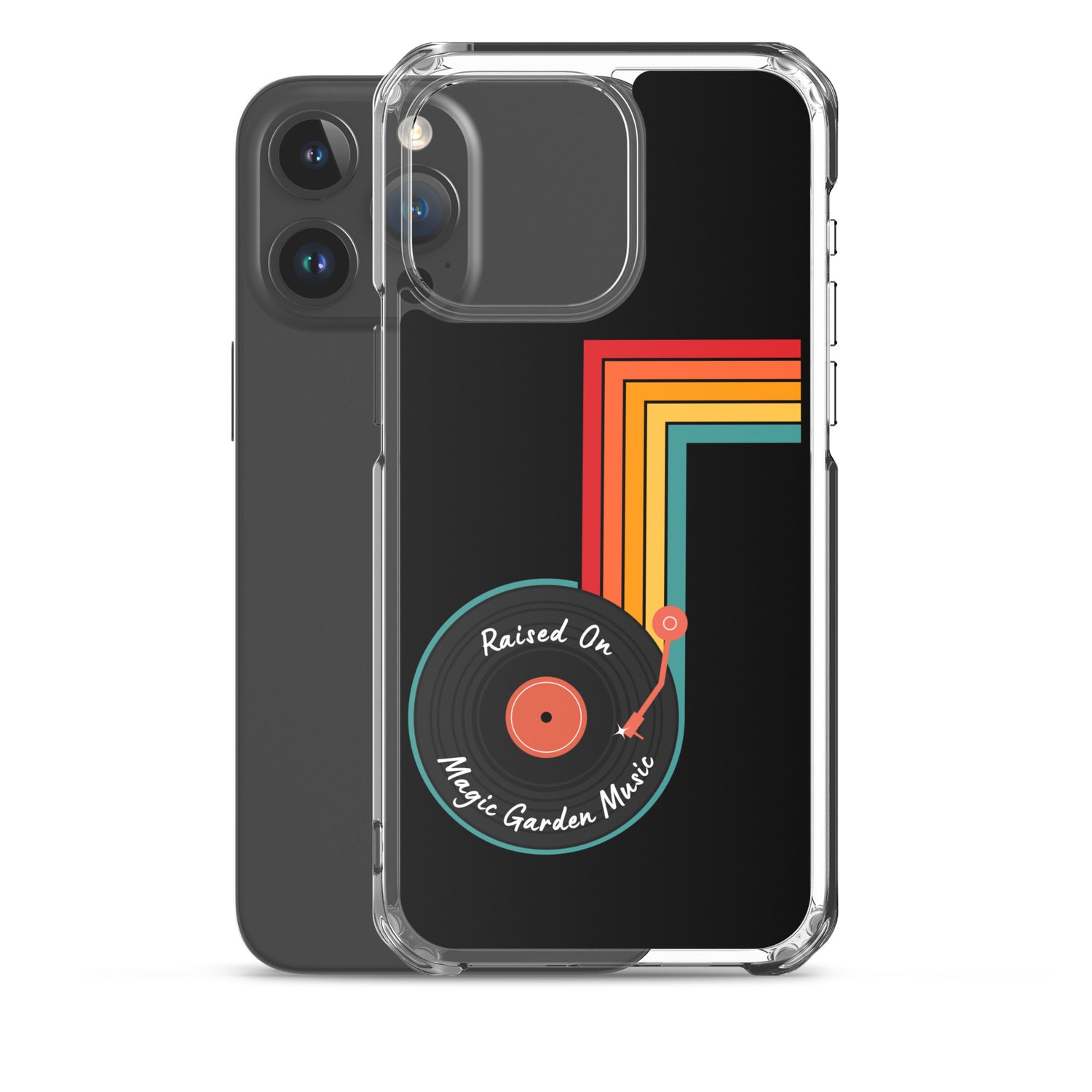 Raised On MG Music iPhone Cover, Black