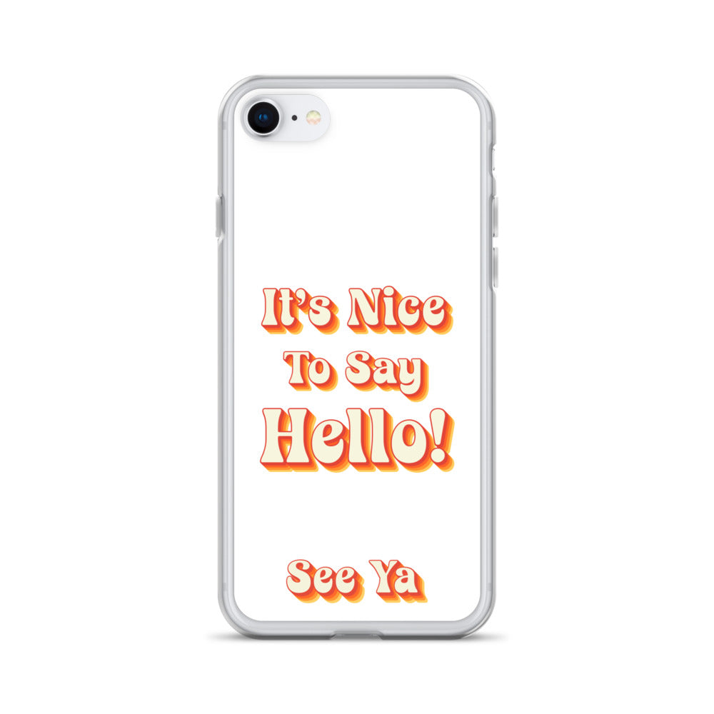 Hello & See Ya iPhone Cover
